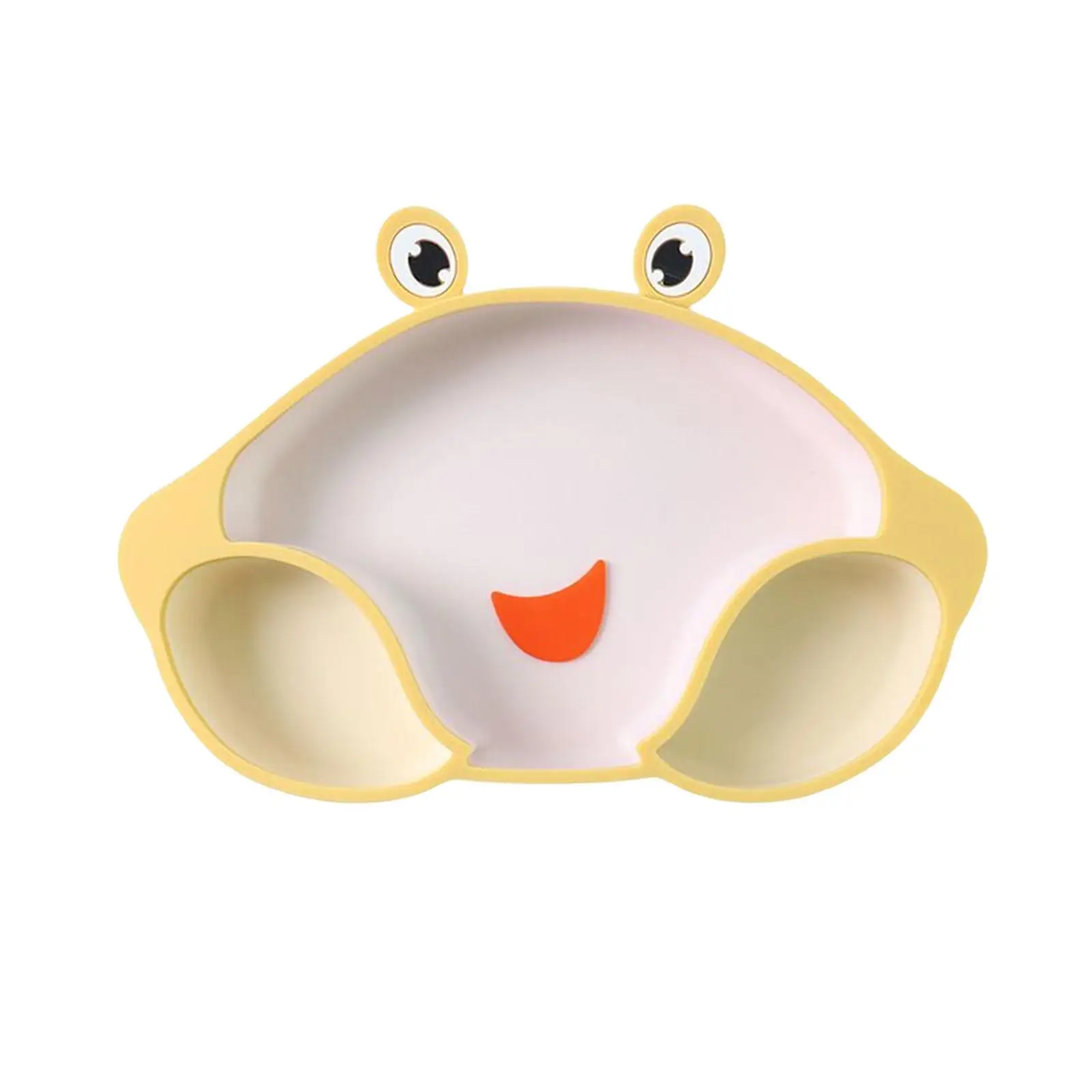 Non Slip Silicone Suction Divided Plate Dinnerware Placemat Dish Training Feeding Baby Plate with Suction for Child Toddlers