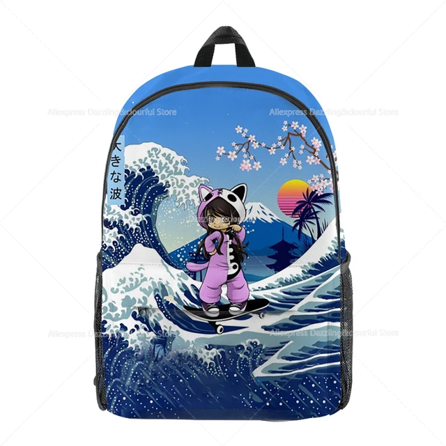 Aphmau nylon backpack large capacity student school bag travel backpack -  AliExpress