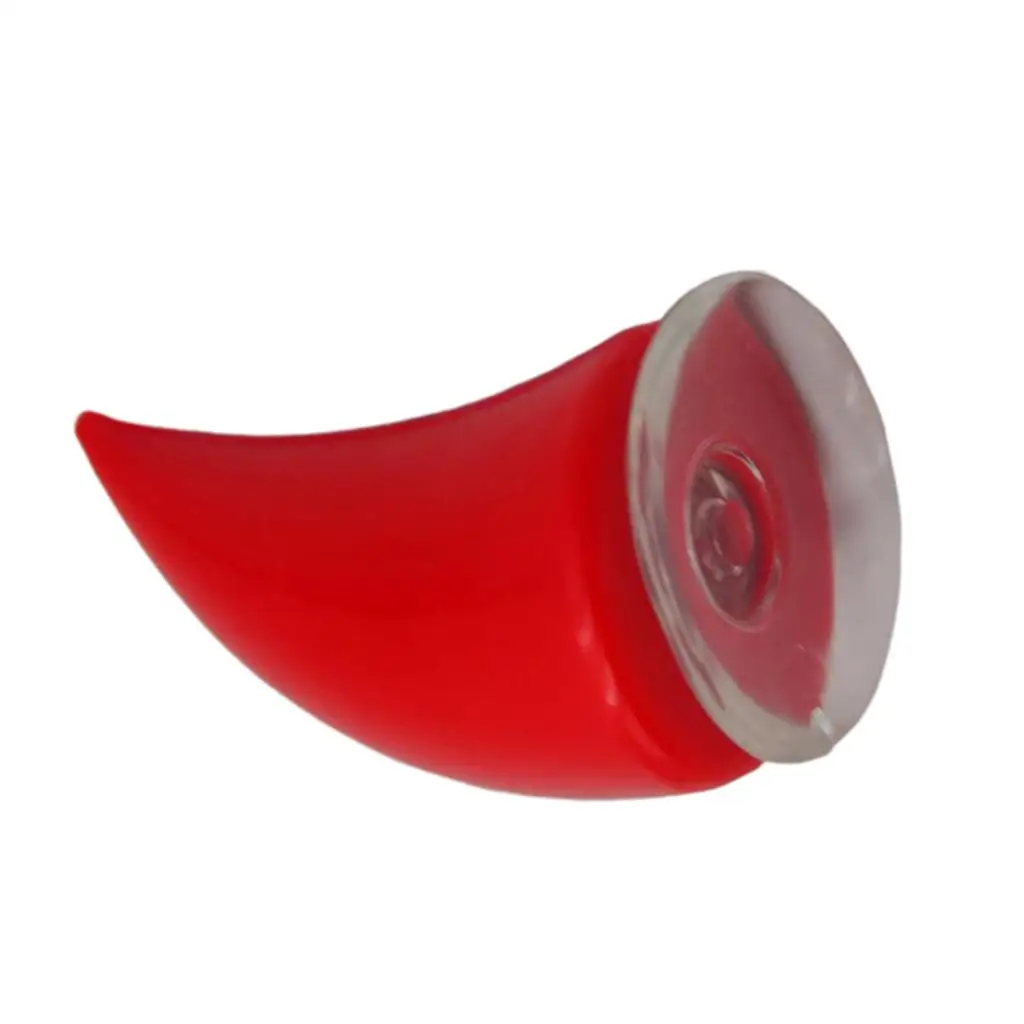 Motorcycle  Devil Horn Decoration Horn Suction Cup Mounted Red Color