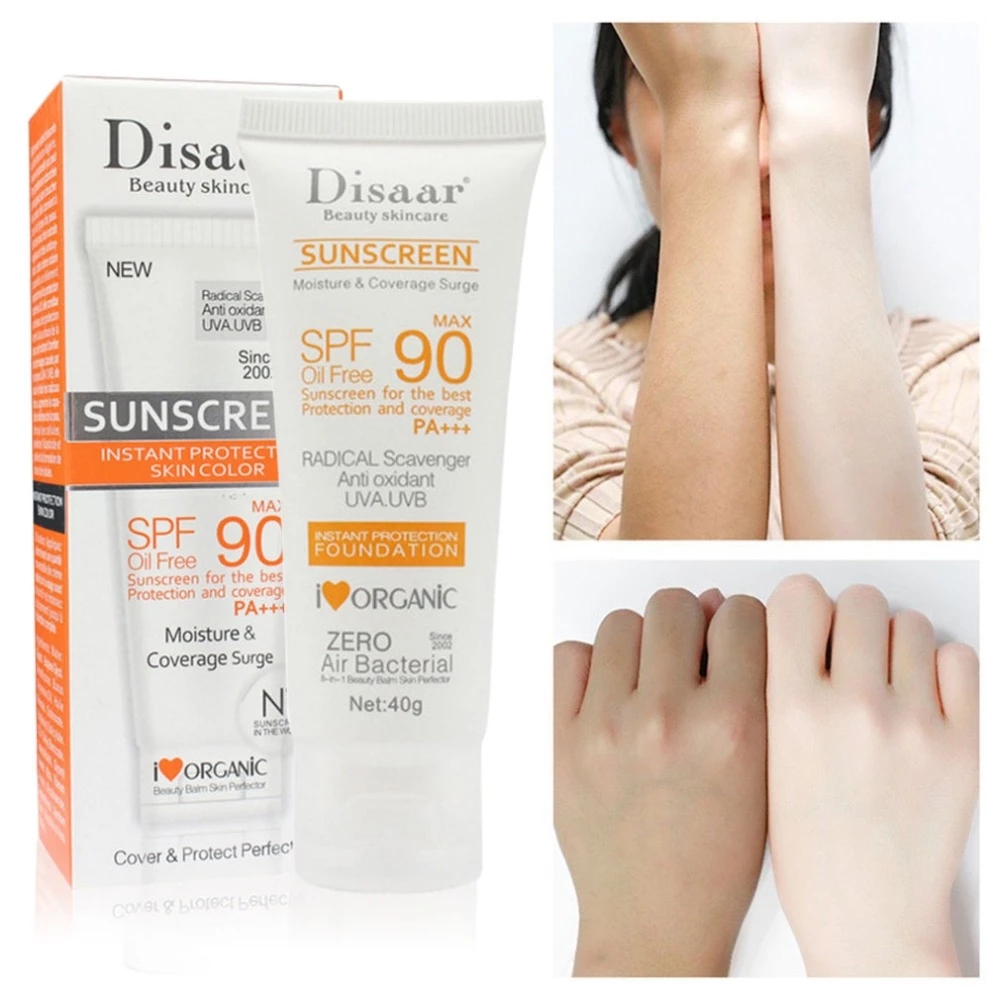 Best of Disaar SPF 90 Facial Body Sunscreen Whitening Sun Cream Sunblock Skin Protective Cream Anti-Aging Oil-control Moisturizing Reviews & Tips