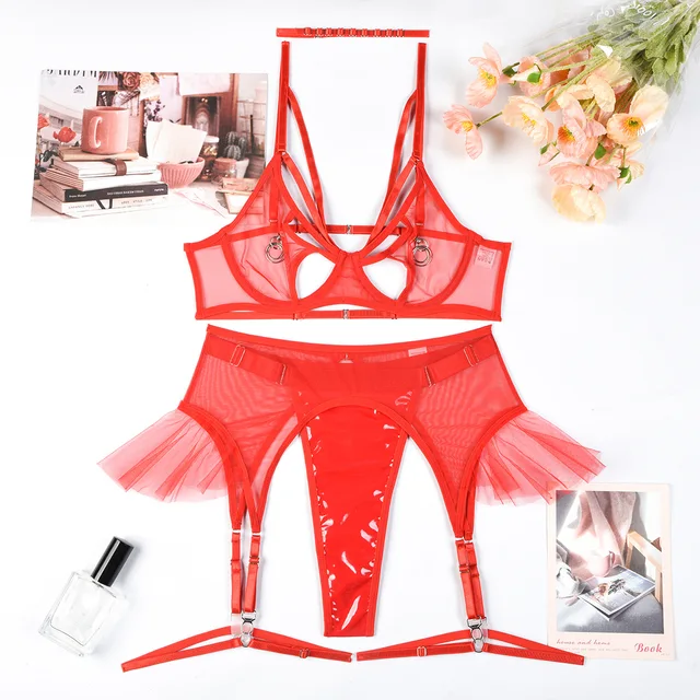  allribelly Lingerie Set for Women Sexy Bra and Panty