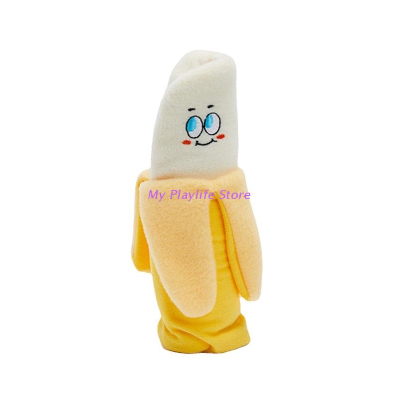 stuffed banana dog toy