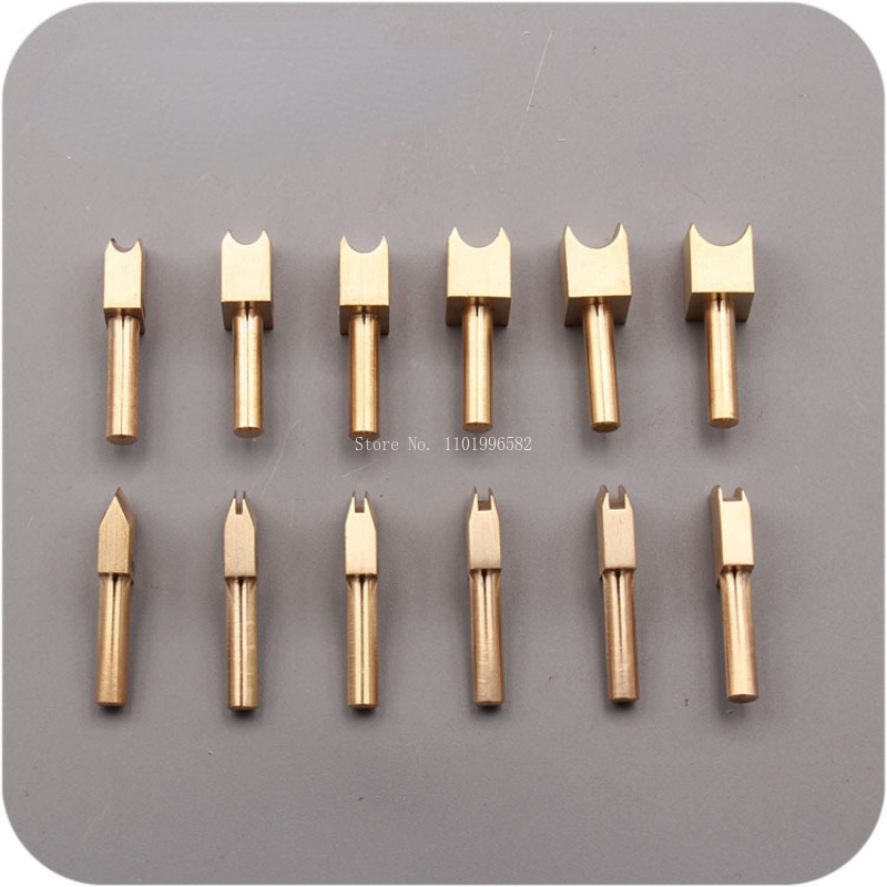 Description Picture 3 of itemLeather Goods Electric Hot Edge Pressing Head Brass Edge Pressing Device DIY Leather Crafts Bag Belt Watchband Trimming Tool