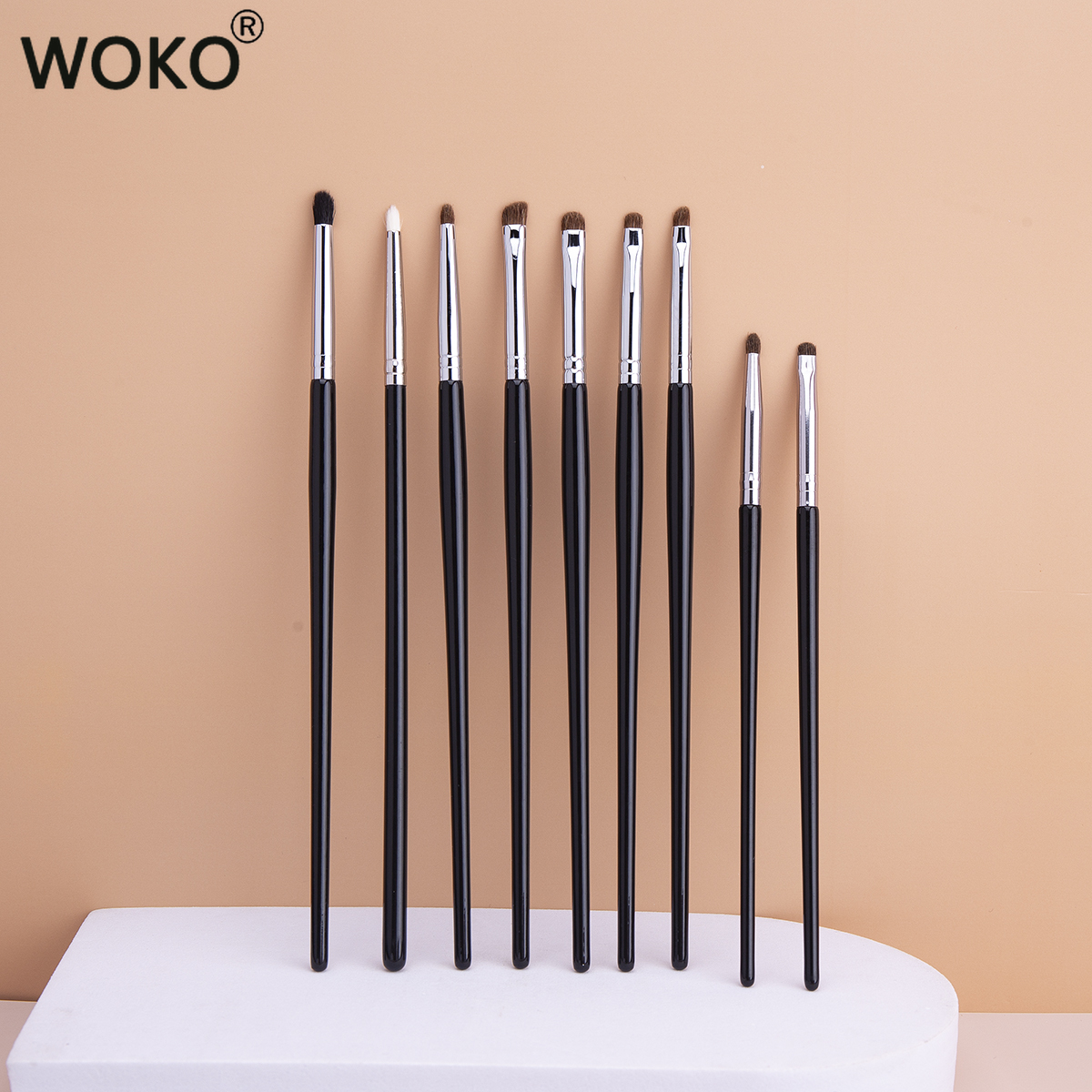 Best of 9pcs Eyeliner Smudge Brush Precision Smudge Makeup Brush Set Horse Hair Eyeshadow Smudge Brush Small Smoky Liner Makeup Brushes Reviews & Tips