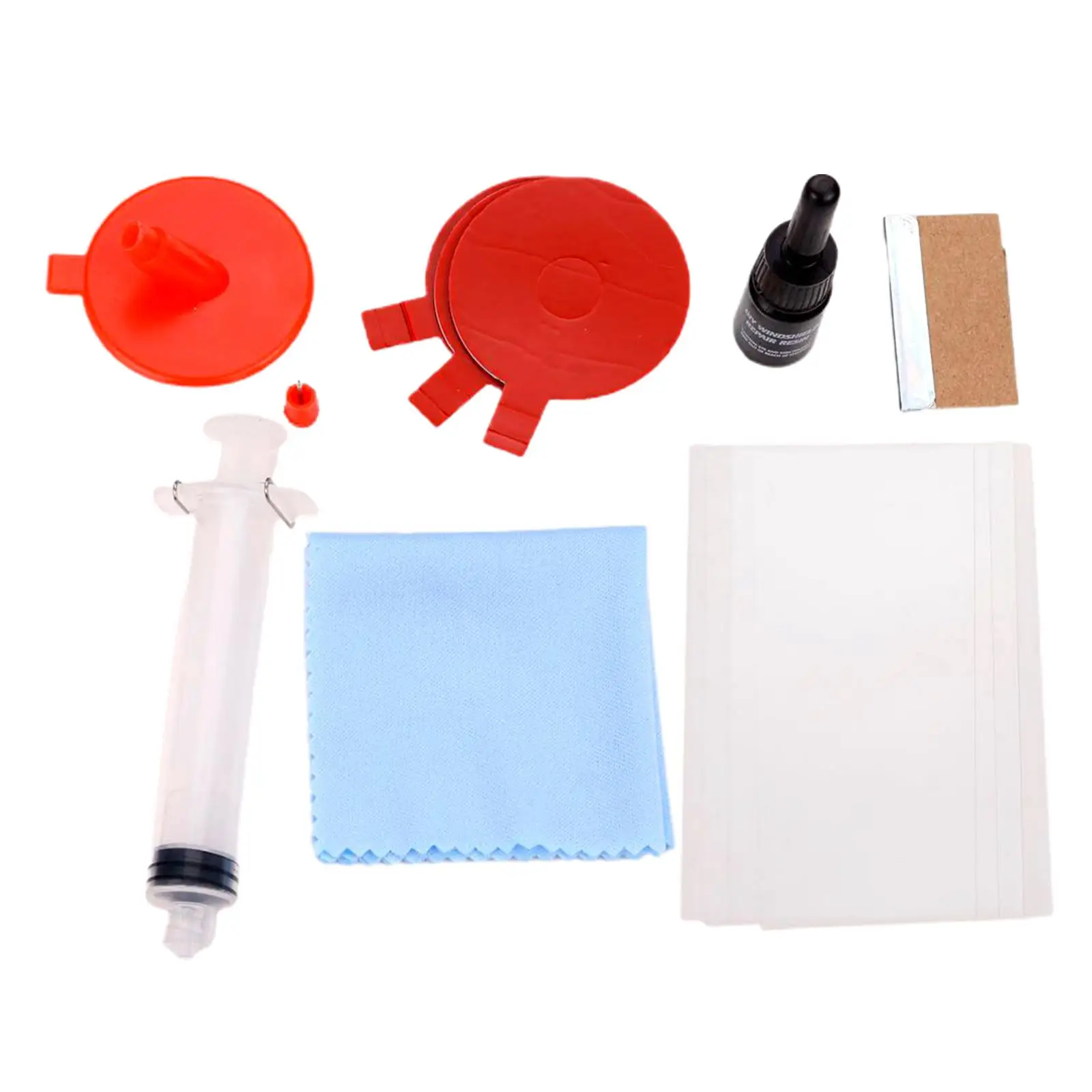 Car Windshield Repair Kit  Repair Kit Glass Repair fluid  Cracks Star Shaped Damage Long Line Crack