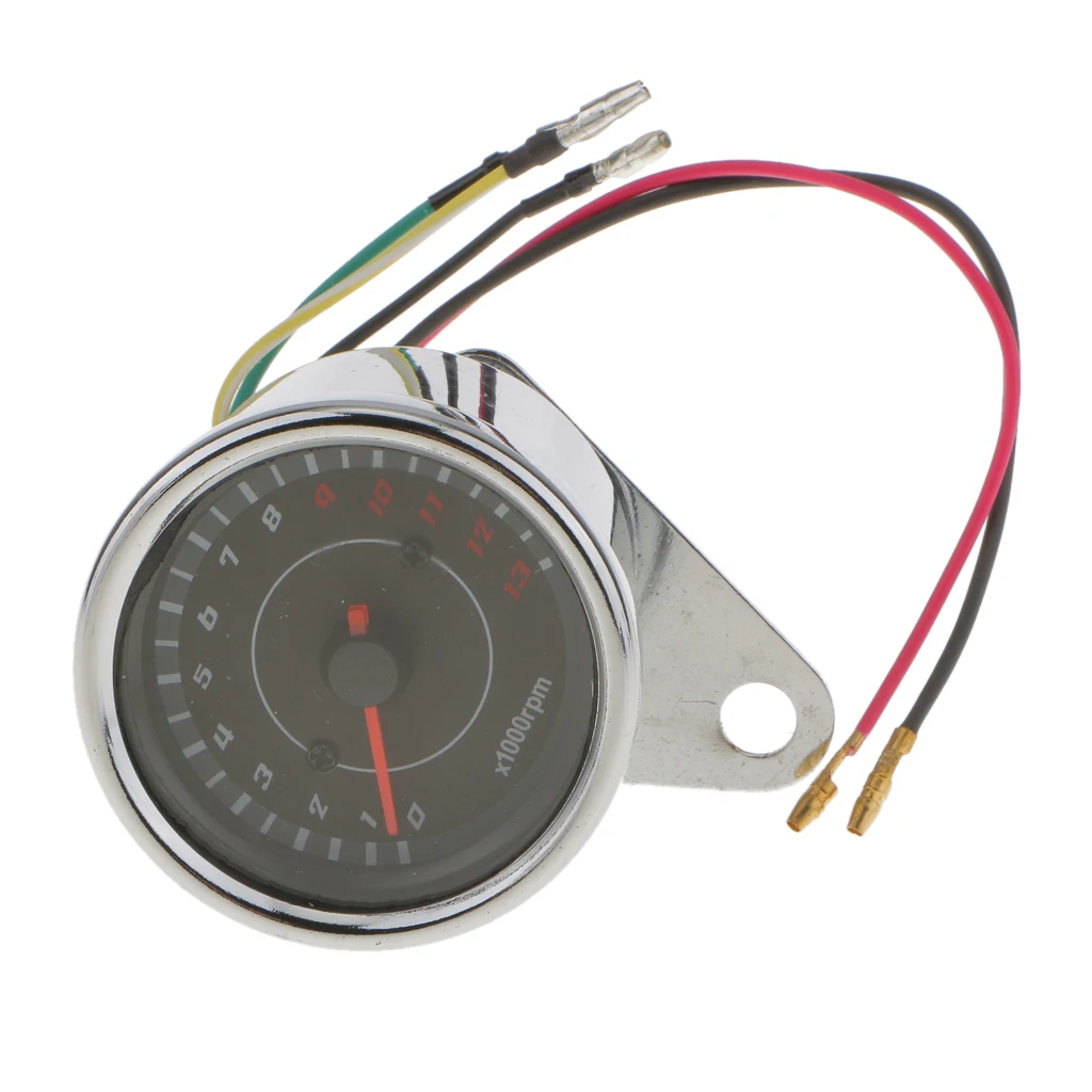 Universal Motorcycle Tachometer RPM 13000 Rev Meter Counter for Suzuki