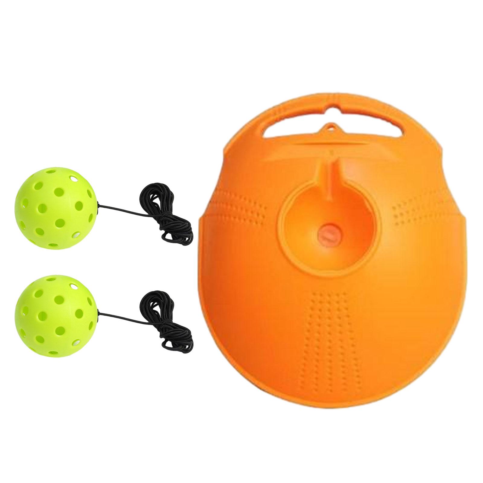 Pickleball Trainer with Pickleball Ball Professional with Handle Portable Durable Pickleball Solo Training for Outdoor Adult