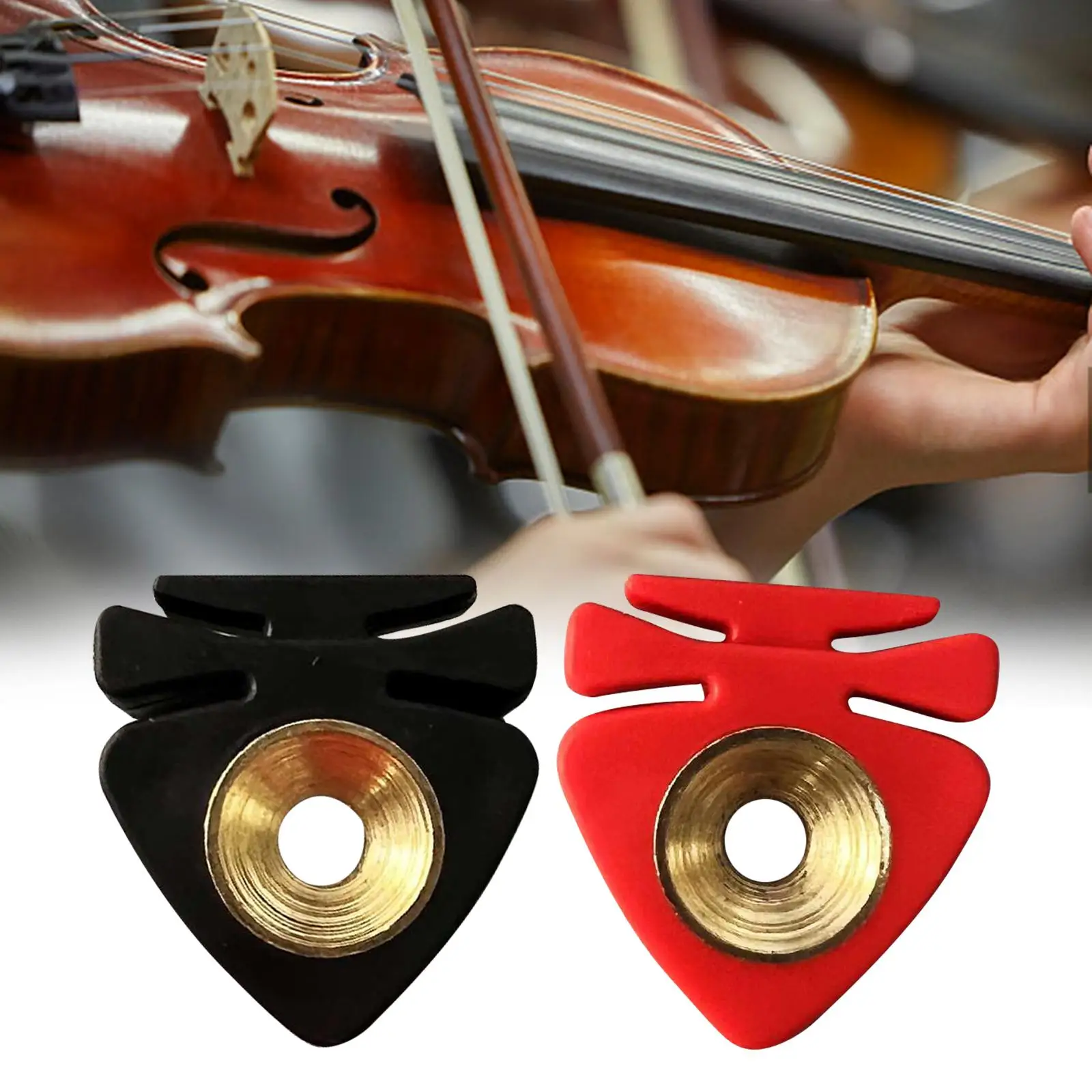 Violin Mute Easy to Install Accessories Sound Weaken String Dampener for Musical Instrument