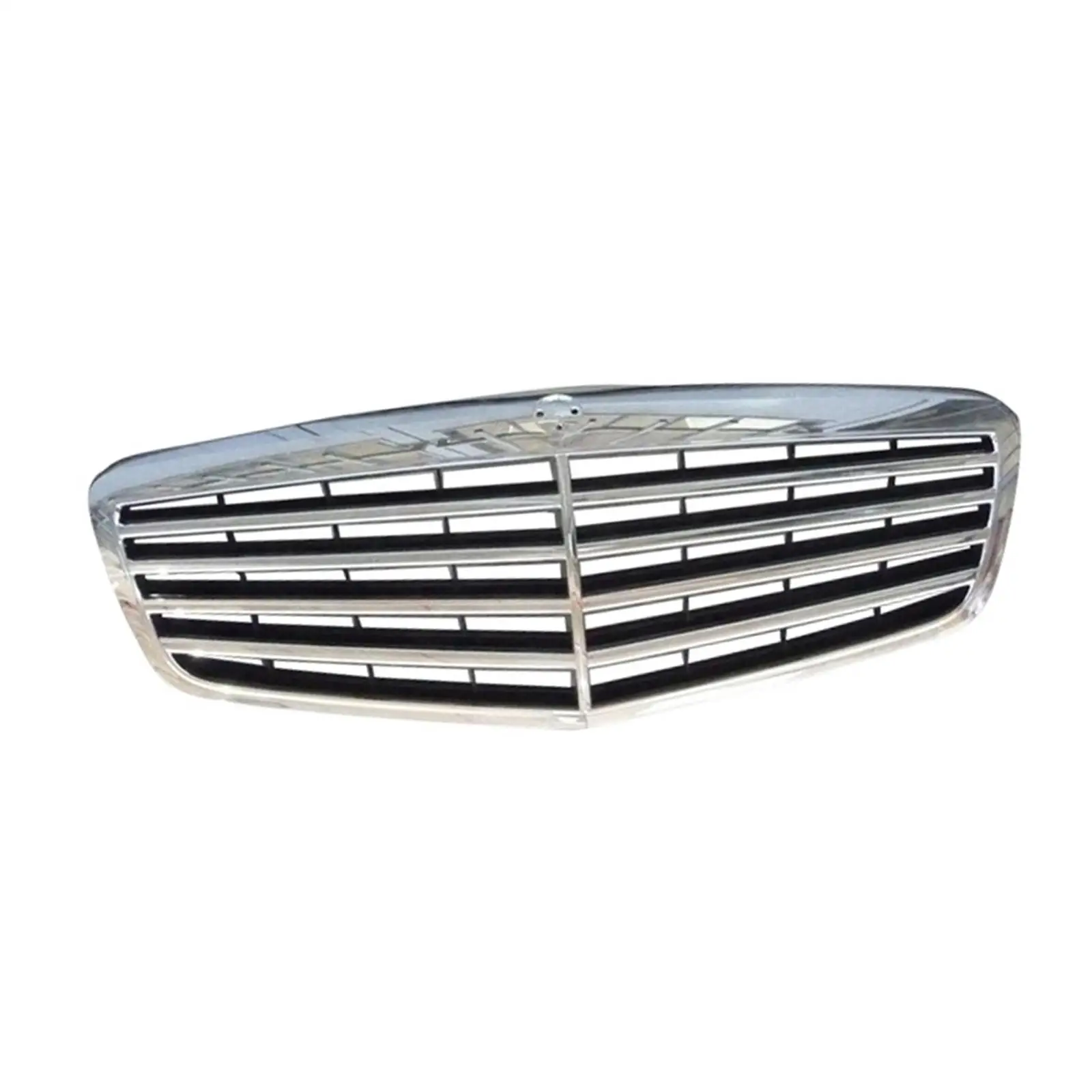 Front Grille Grill 2218800483 Mesh Vent Hole Hood Trims Durable Replace for Mercedes-benz S Class W221 2010-2013