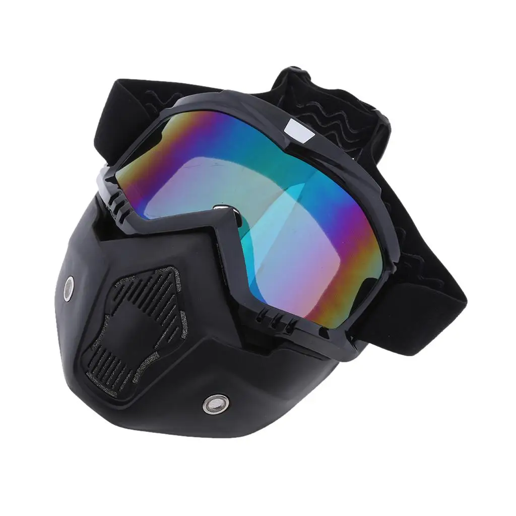 Detachable Motorcycle WindDustGoggles