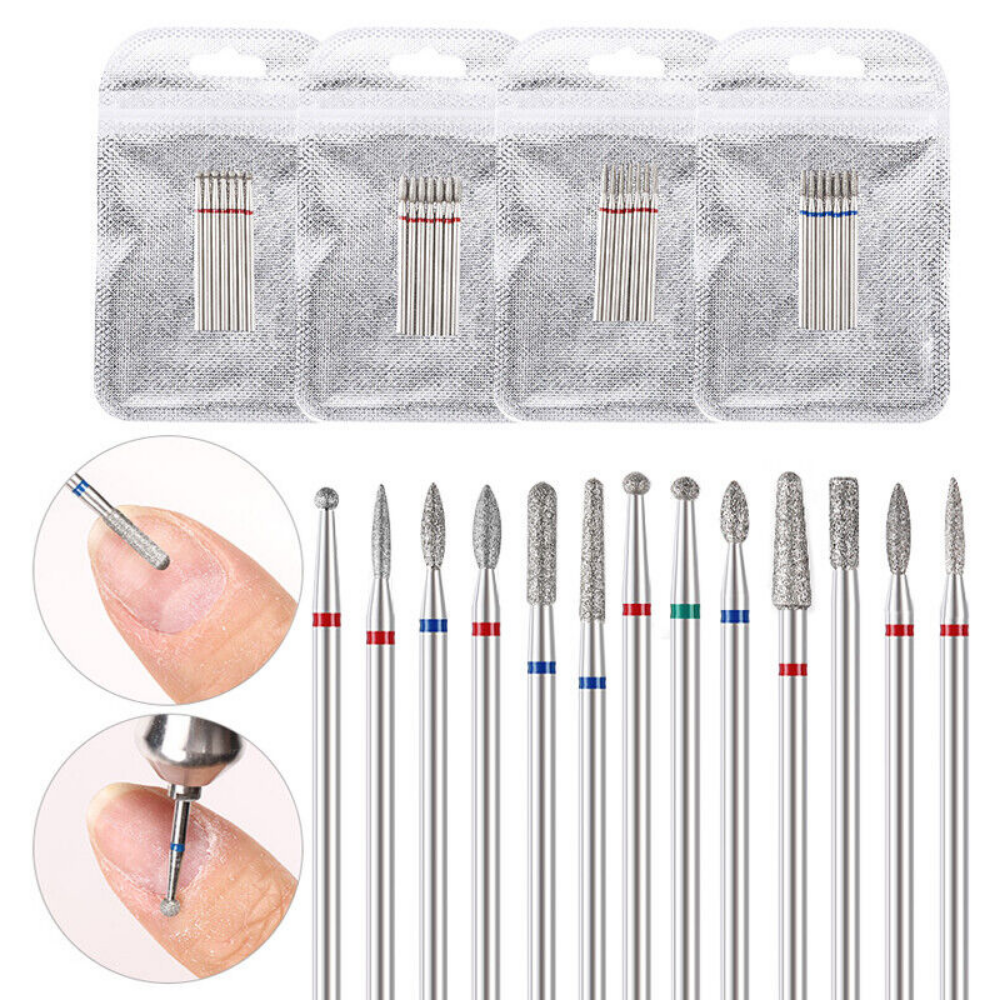 Best of 7pcs Diamond Nail Drill Bit Rotary Electric Milling Cutters For Pedicure Manicure Files Cuticle Burr Nail Tools Accessories Reviews & Tips