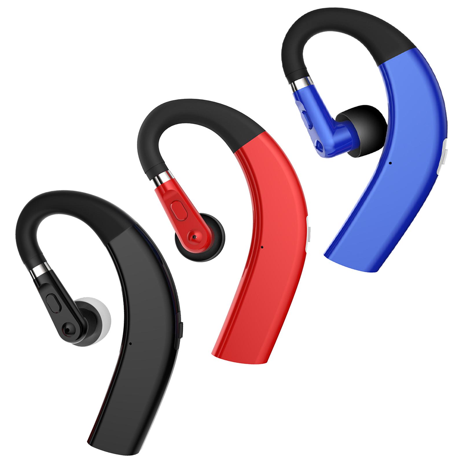 Wireless M11 Bluetooth Earphone Phones Stereo Single-Ear Ear Hook for Deliveryman Business Office for iOS Android 48H Call