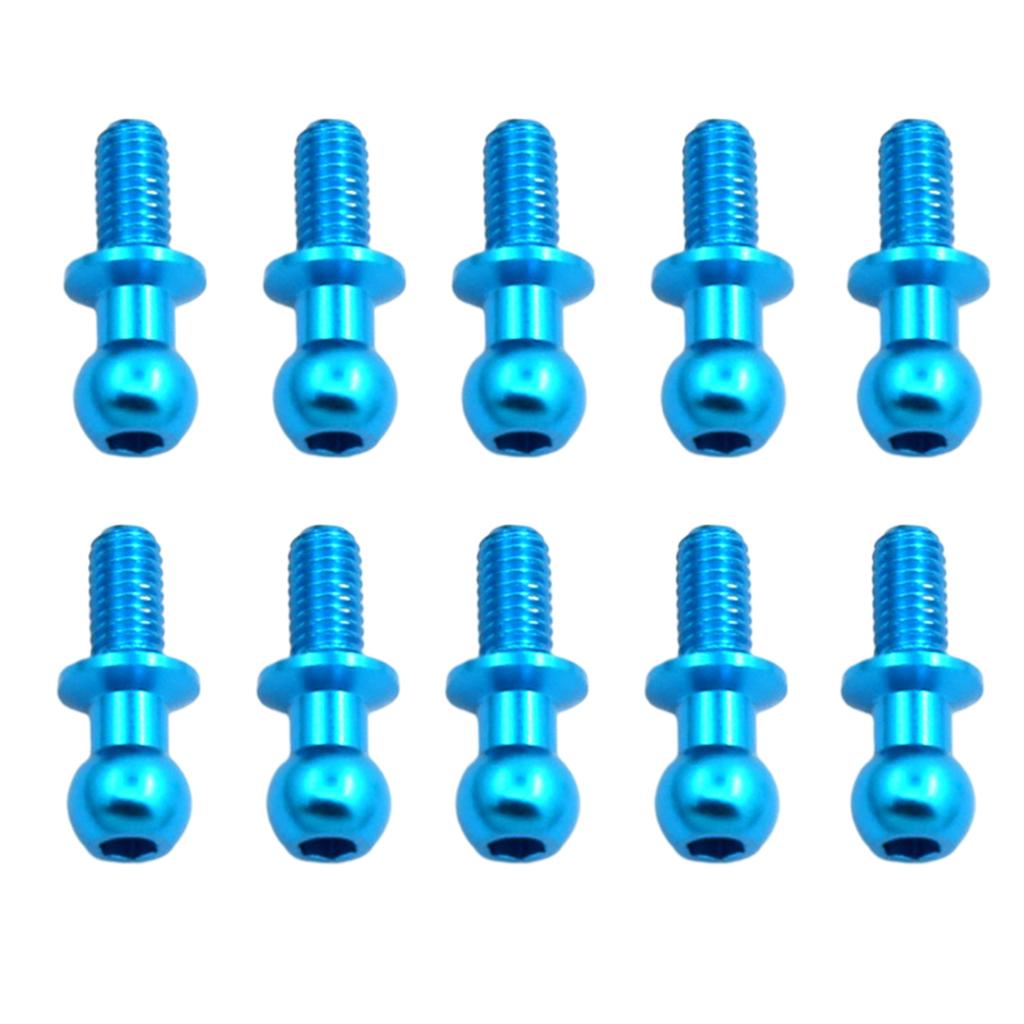 Upgrade RC Car Ball Head Screws Shock Absorber Upgrade Parts for TT01/02 RC Sport Car Model Replacement