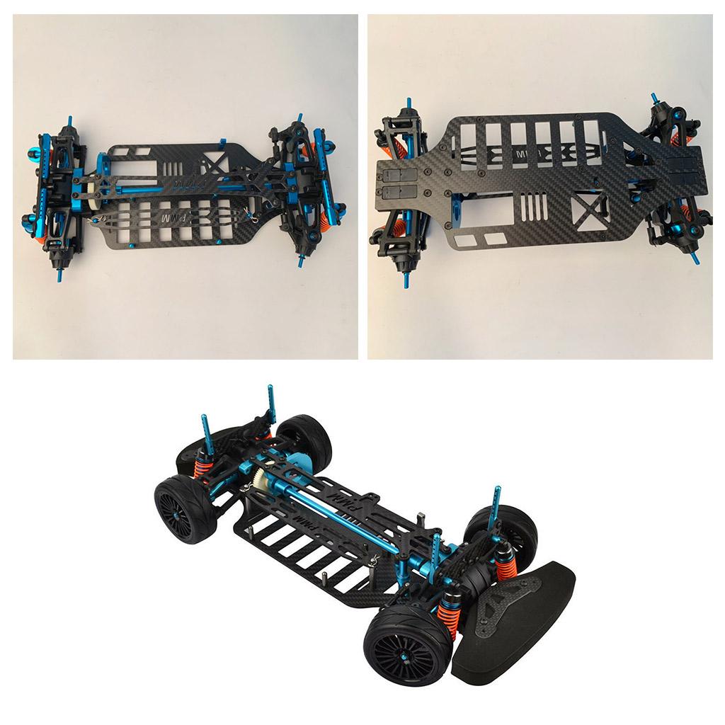 1/10 Scale RC 257mm Wheelbase Chassis Frame for  TT01 Model Car Parts