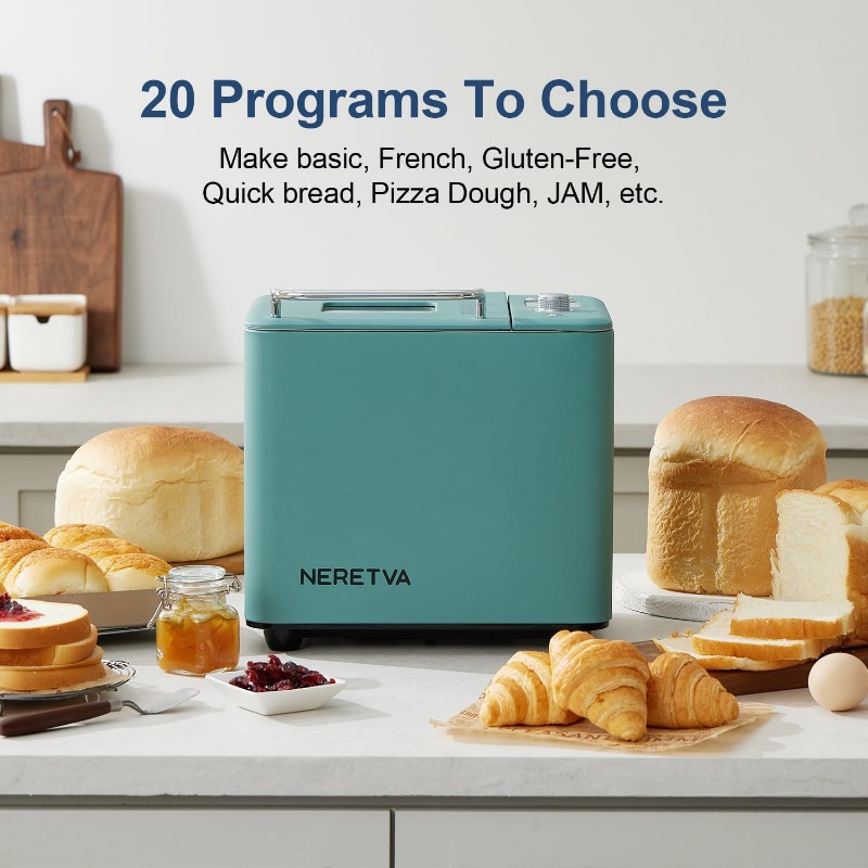 Title 3, Bread Maker Machine , 20-in-1 2LB Automatic wit...