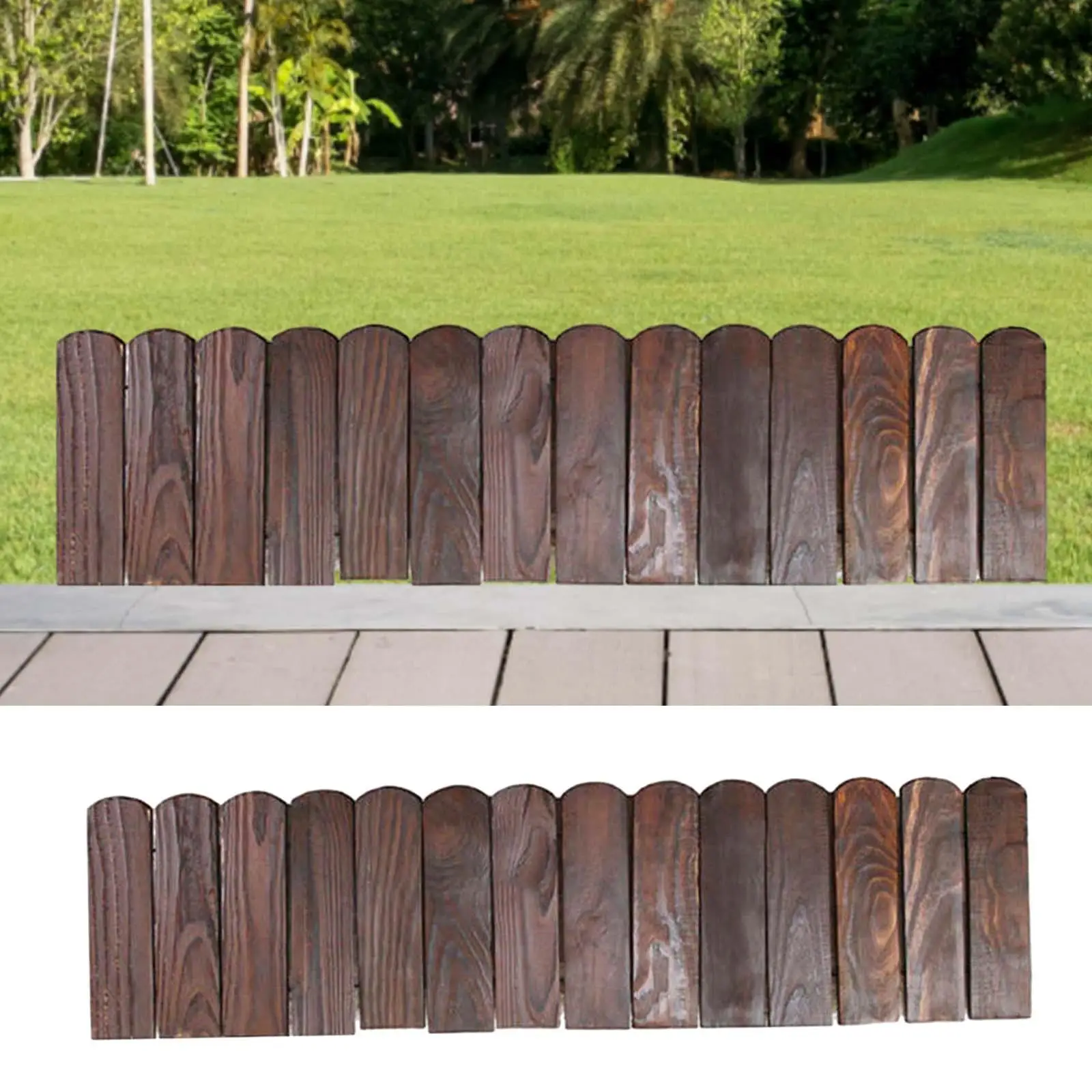 Decorative Garden Fence Detachable Fence Border for Lawn Landscaping Walkway