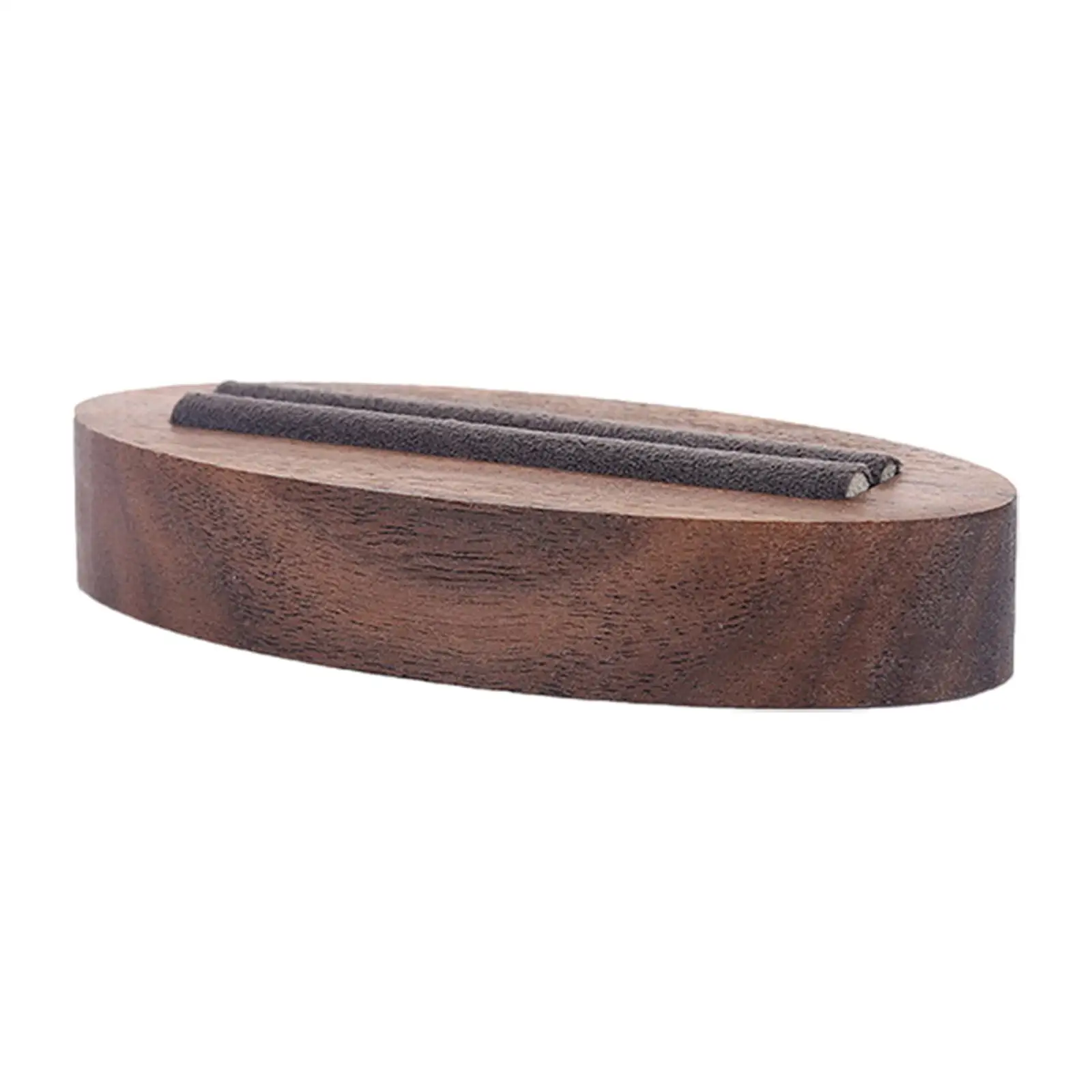 Wooden Ring Display Stand Jewelry Display Tray Oval Jewelry Holder for Shop Showcase Home Decoration