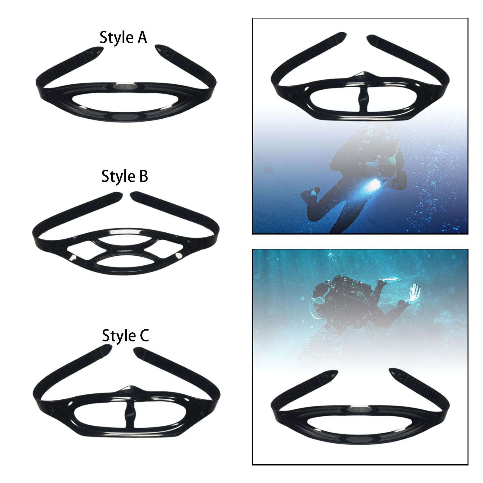 Diving Goggles Strap Replacement Flexible Silicone Diving Mask Strap Eyewear Accessories for Water Sports Snorkeling Free Diving