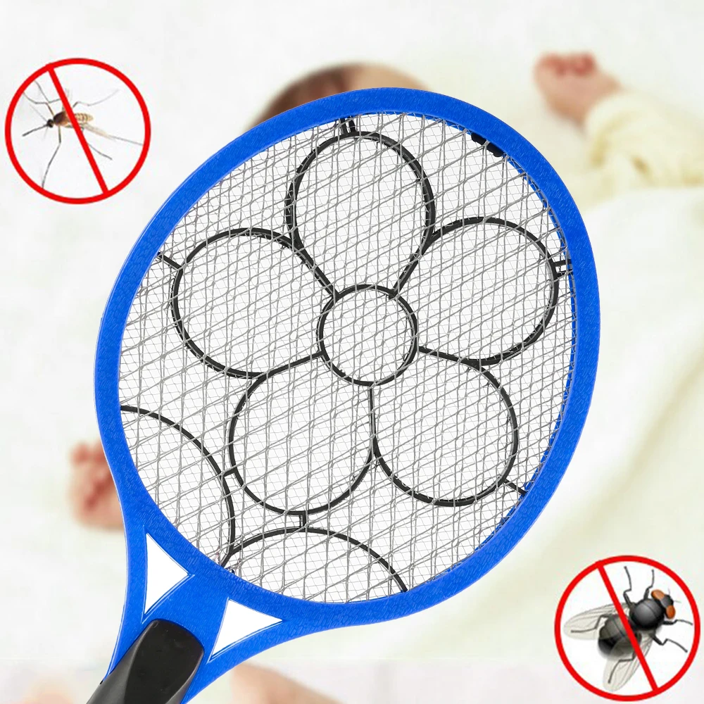 Title 4, Electric Bug Zapper Insect Fly Racket Portable ...