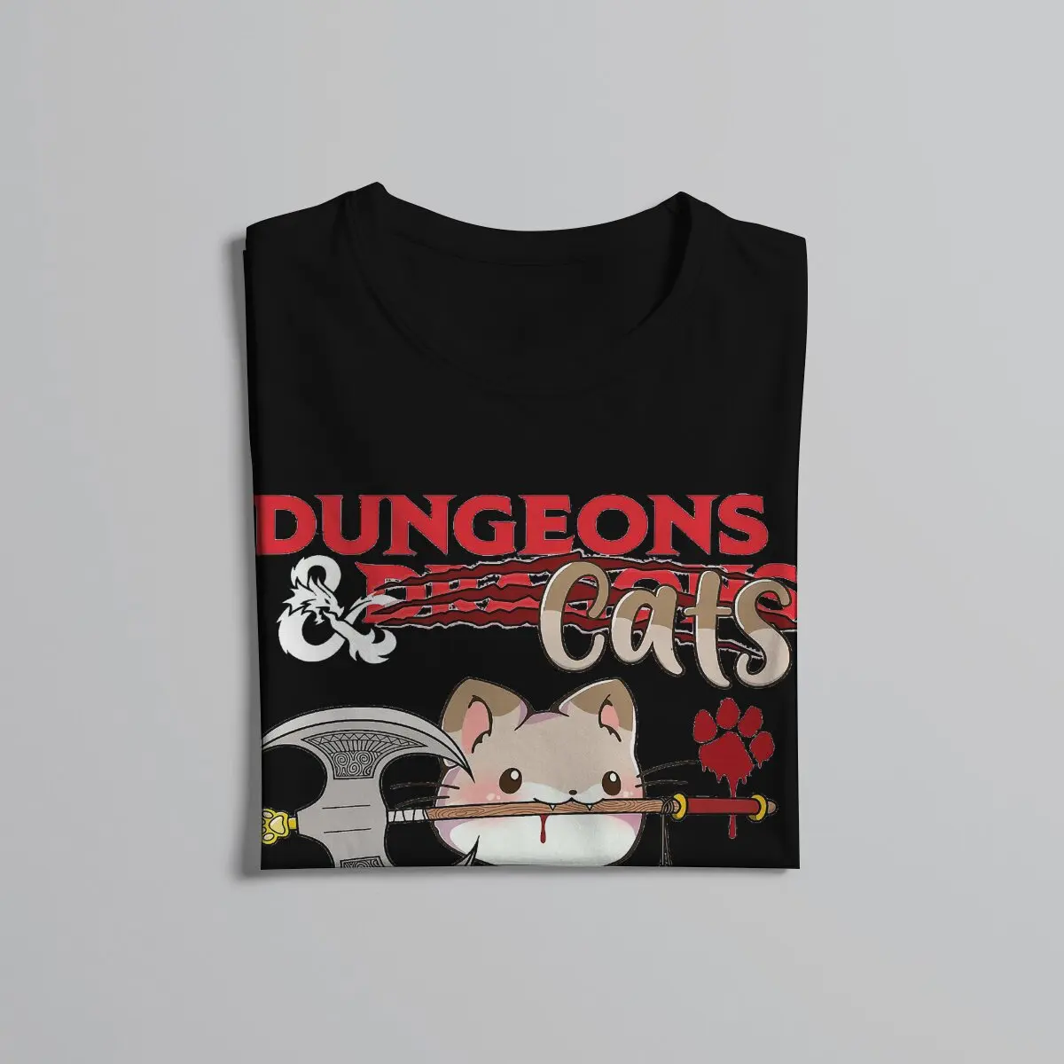 Dungeons Dnd Shirt | Tshirt Men Dungeons | Dungeons Cats | Dnd Cat