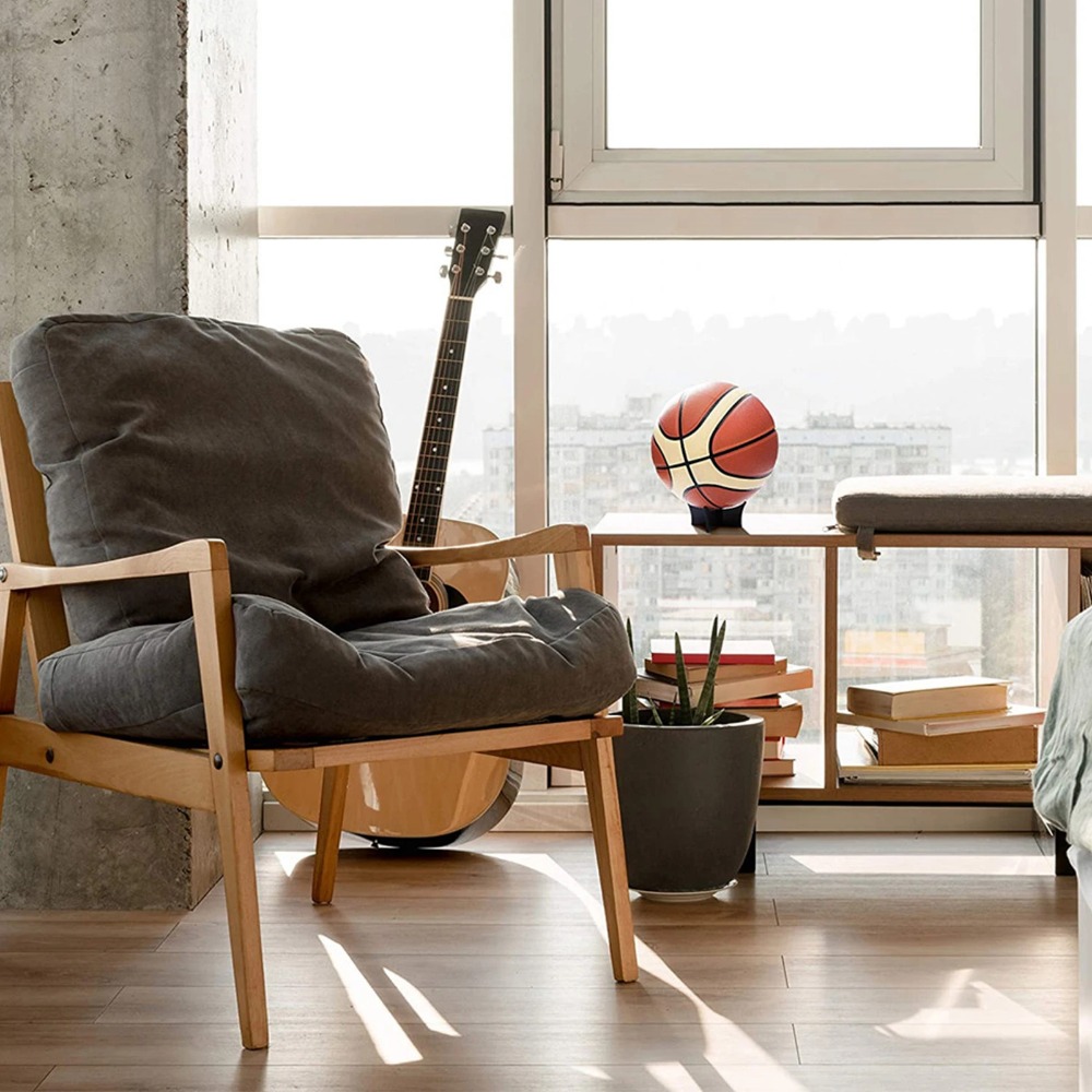 Description Picture 3 of itemDuty Acrylic Ball Stand Porable Display Accessories Rugby Bowling Display Holder for Football Soccer Basketball Accessories