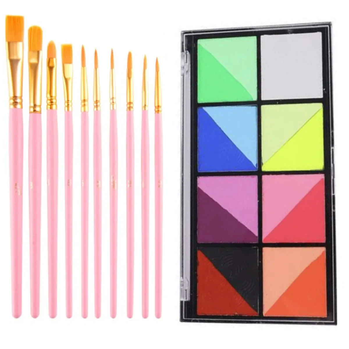 Best of Face Body Painting Kit Christmas Halloween Make Up Kids Face Paint Uv Makeup Make Up Festival Face Painting Brush Kit Reviews & Tips