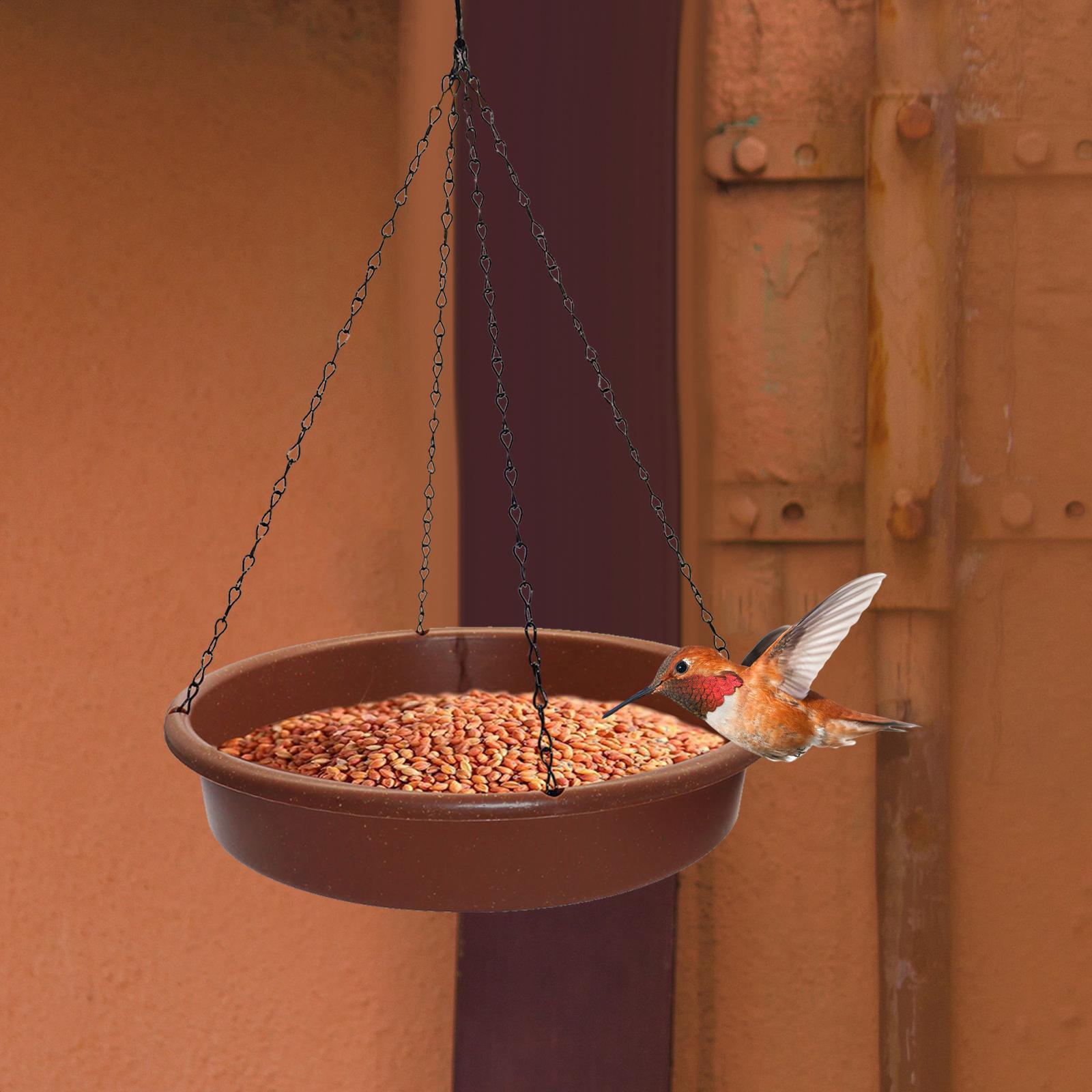 Title 4, Bird Feeder Bird Water Bowl Bird Waterer with M...