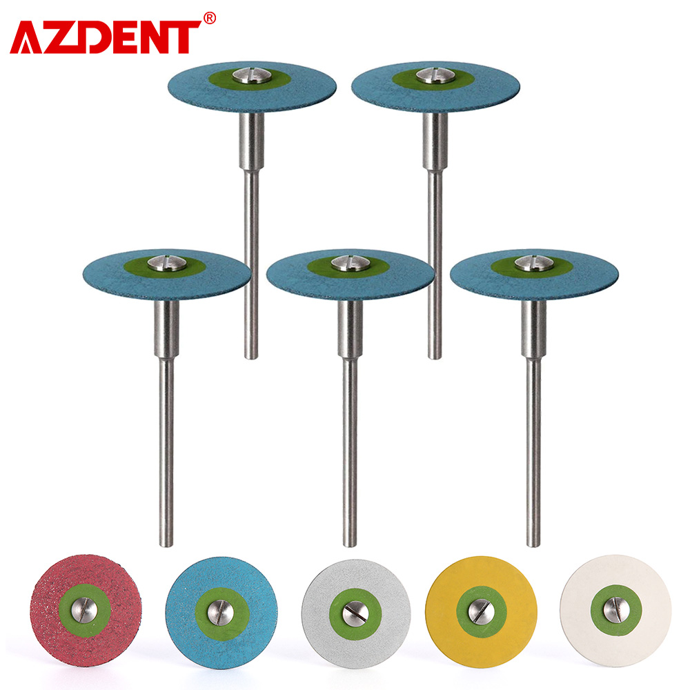 Best of AZDENT 5pcs / pack Dental Rubber Diamond Polisher Wheel Disc For Porcelain Zirconia Restorations 26mm Dental Lab Polisher Reviews & Tips