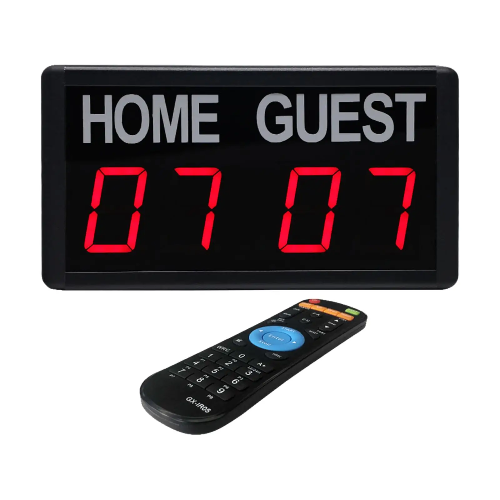 Electronic Scoreboard LED Tabletop Score Keeper Aluminum Alloy Shell Multifunction Easy to Use Pong Baseball Basketball