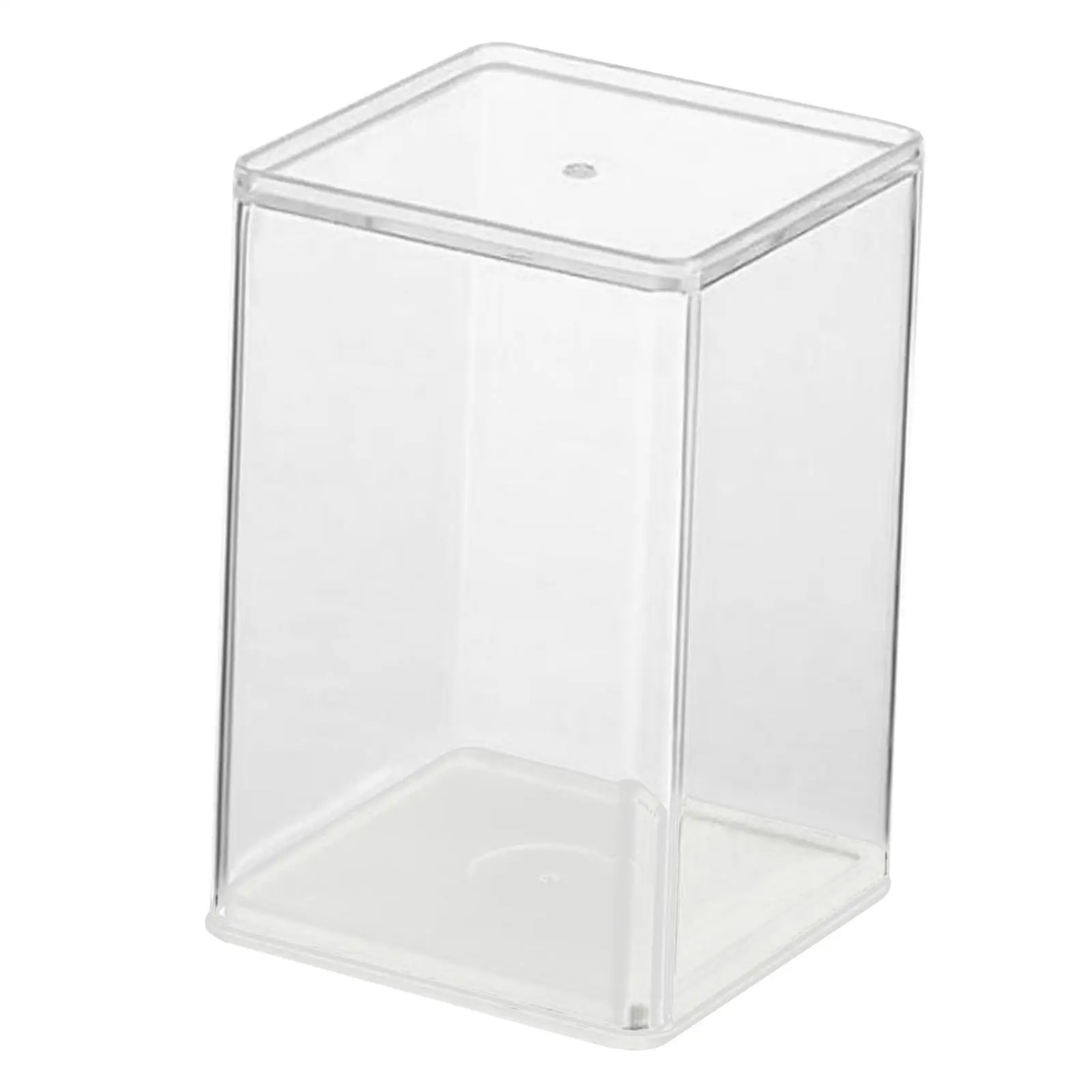 Clear Acrylic Display Case Shelves Free Standing Dustproof Stand Protection Dust Cabinet Storage Box for Collectibles Toys Kids