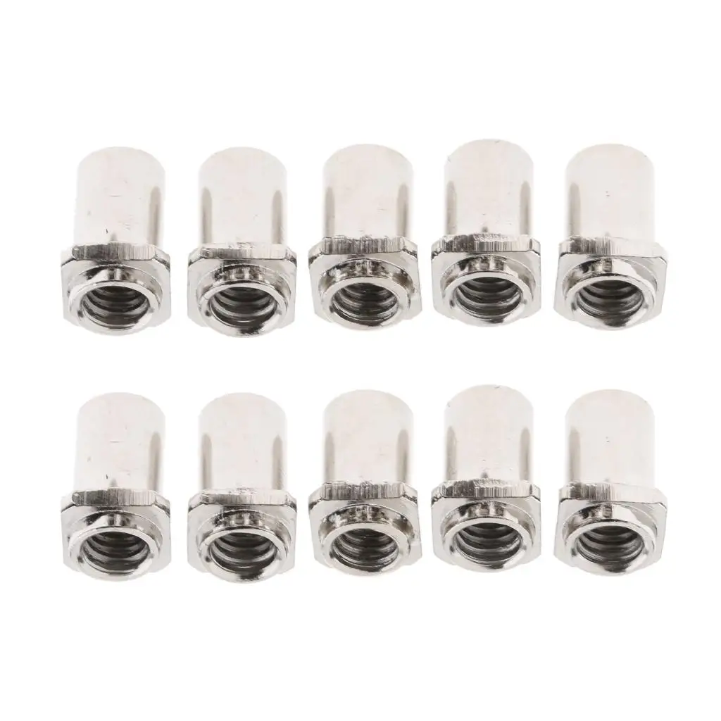10 pieces nuts for Tom Lug Durable Metal for snare drum spare parts