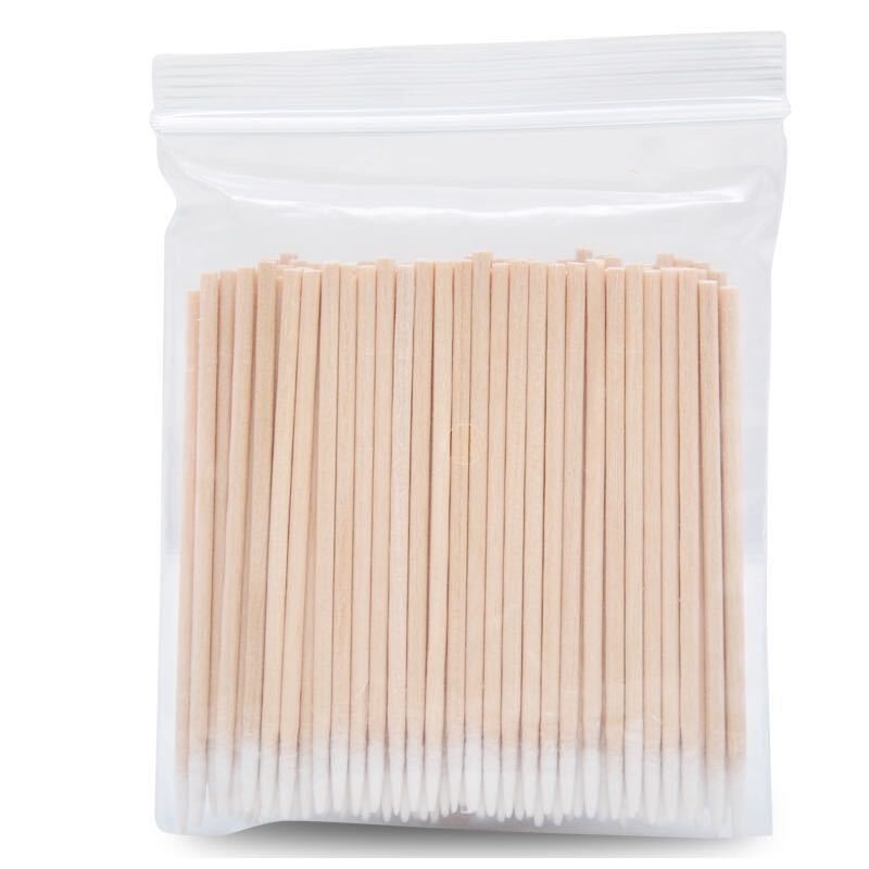 Best of 100pcs / Bag Disposable Wooden Cotton Swabs Stick Mini Tip Head Cotton Swab Eyebrow Tattoo Makeup Tools Jewelry Clean Sticks Buds Reviews & Tips