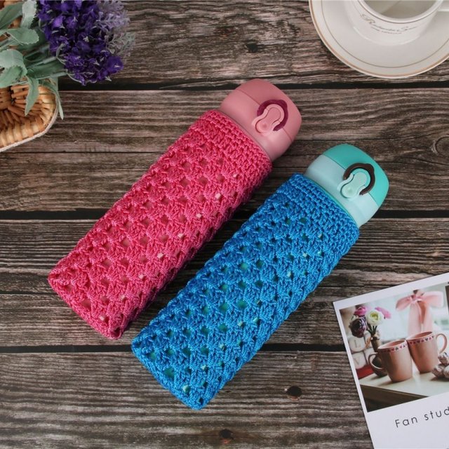 Crochet Tumbler Cover Aquaflask Holder Tumbler Case Holder Bag Hydroflask  Cover Water Bottle Bags SUGAW