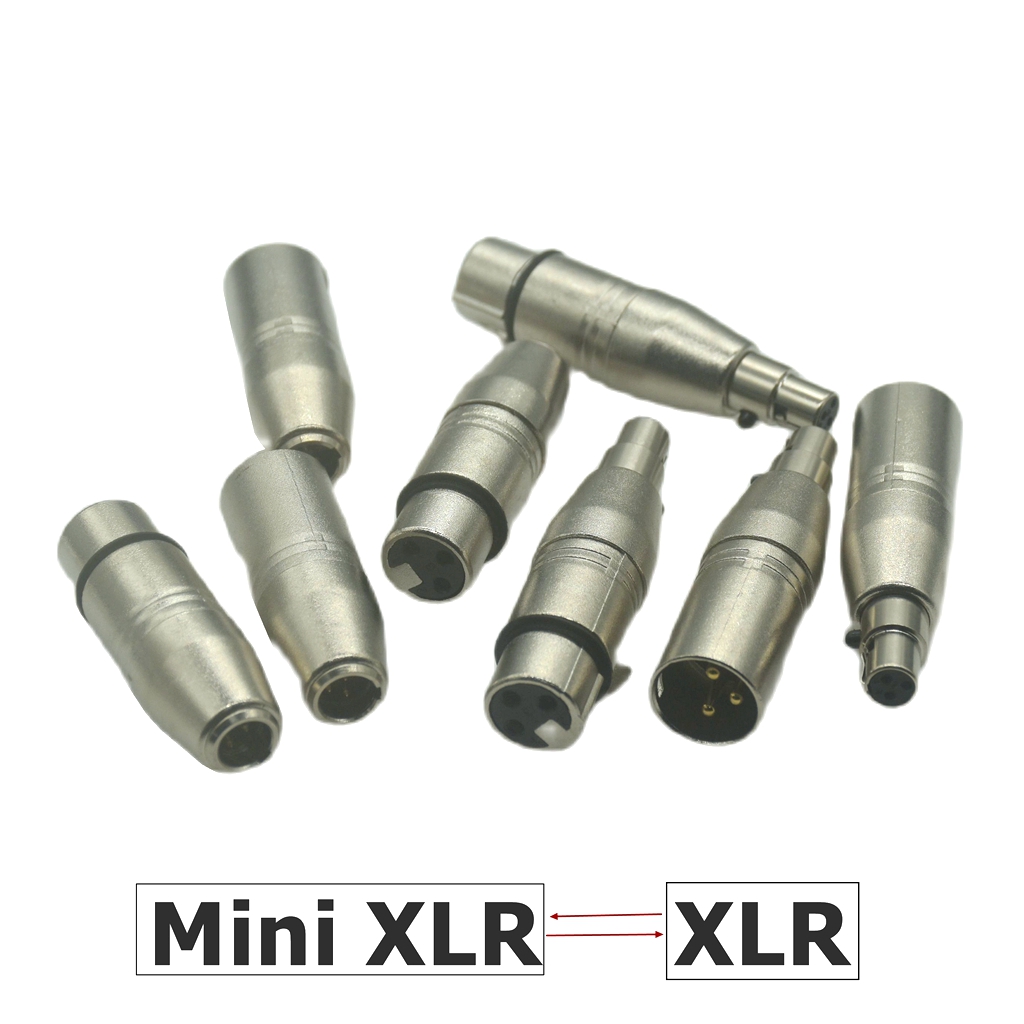 Title 3, 3pin Mini XLR Male Female to XLR Male Female A...