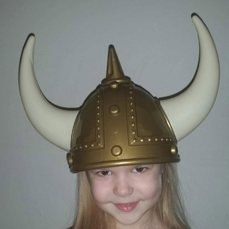 Erwachsener Wikinger helm mit Hörnern für Wikinger-Themen partys alter römischer Krieger hut für Halloween-Kostüm mittelalter liches Ankleiden – Detail 10