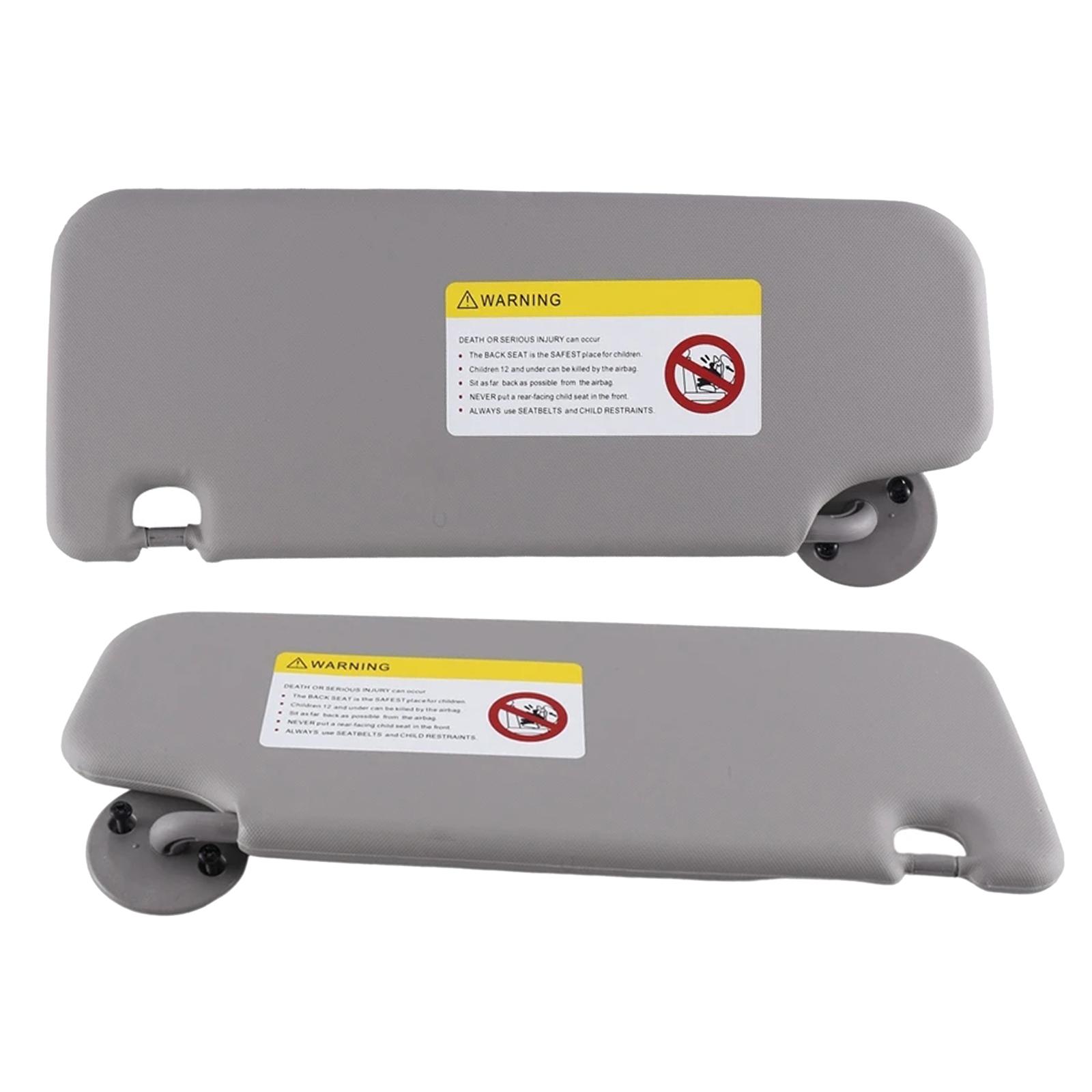 2x Sun Visor P95327509 P95327507 Sunproof Plate for Chevy Sonic Aveo