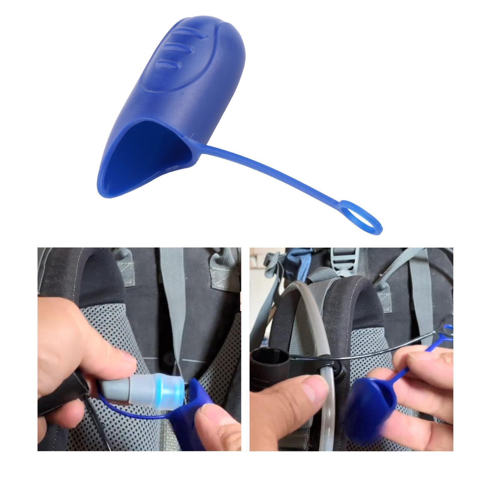 Hydration Pack Bite Valve Cover, Plastic , Pipe Nozzle Cover Pipe Mouthpiece Bite Valve Cover for Hiking Camping
