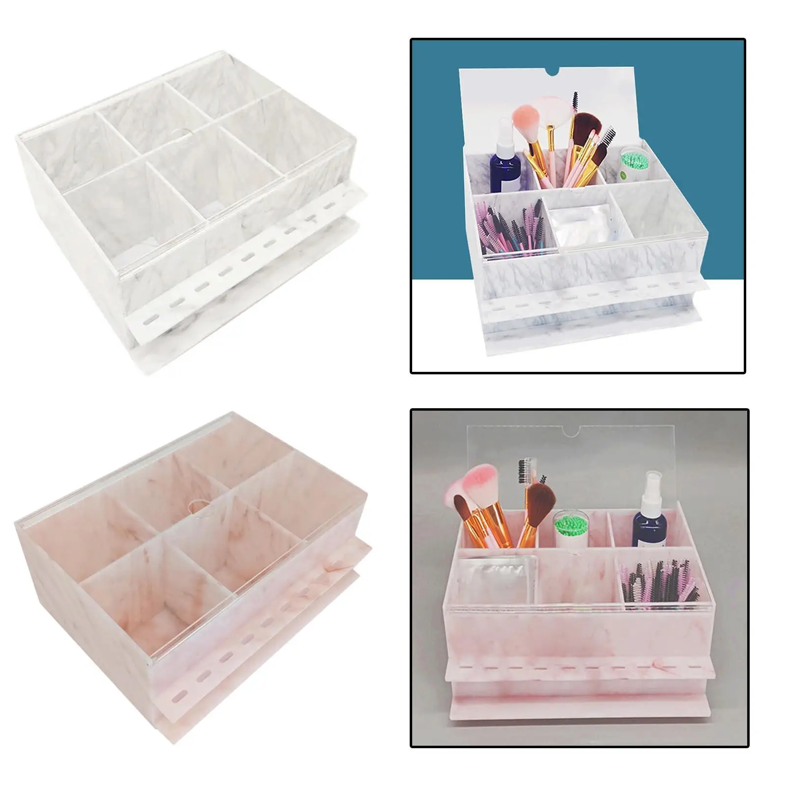 Tweezers Display Stand Storage Box Shelf for Salon Home Beauty Make up Tools
