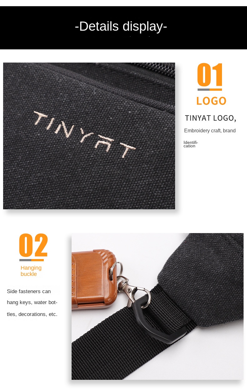 Messenger Bag 2023 New Fashion Casual Men's Waist Bag Outdoor Sports Mobile Phone Bag Man's Parcel_voghion.com