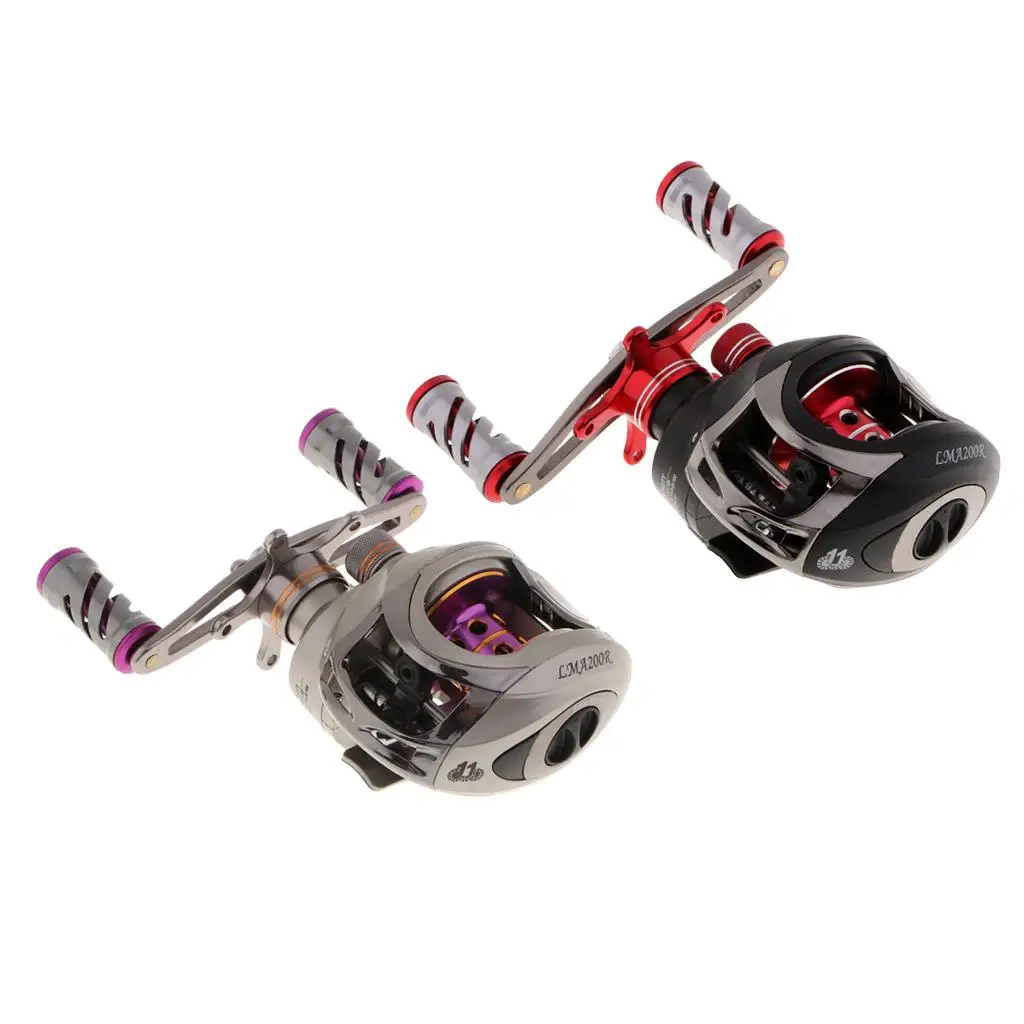 10+1BB Low Profile casting Reel 6.3:1 Fishing Reel Right Hand caster Reels