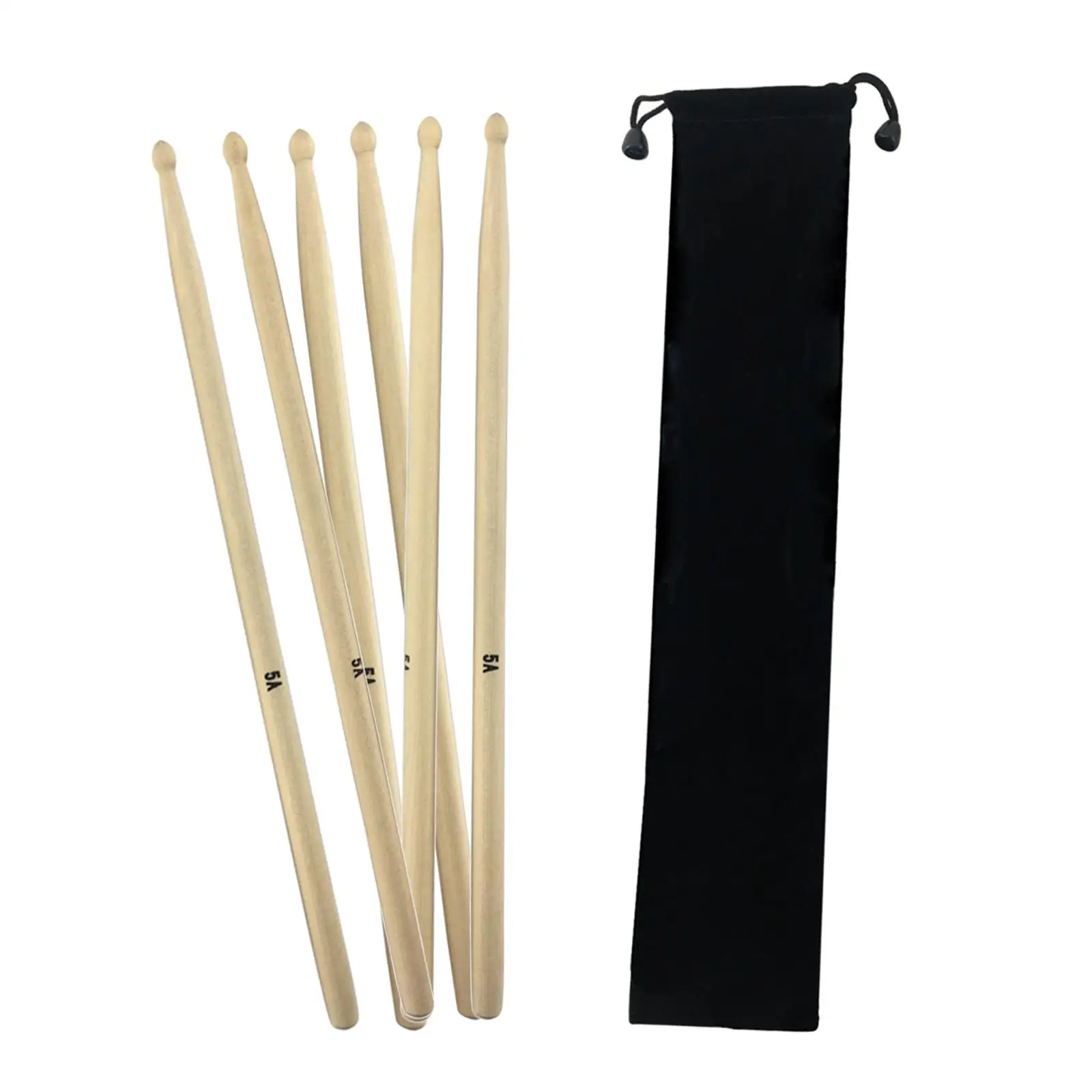 6Pcs Percussion Mallets Sticks with Carrying Bag Glockenspiel Sticks for Glockenspiel Practitioners Xylophone Woodblock Drum