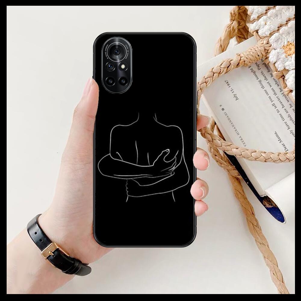 Простой Прозрачный чехол для телефона Kiss Rose Sex Girl для Huawei Honor  20 10 9 8A 7 5T X Pro Lite 5G Black Etui Coque Hoesjes комикс | AliExpress