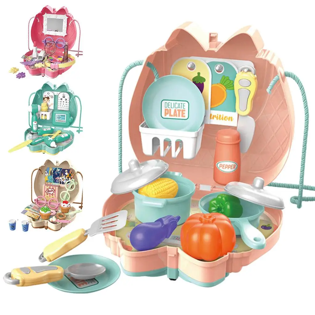 1Set Kids Pretend Toys Role Play Toys Early Preschool Developmental Toy Imagination Play Birthday Gifts for Boys Girls