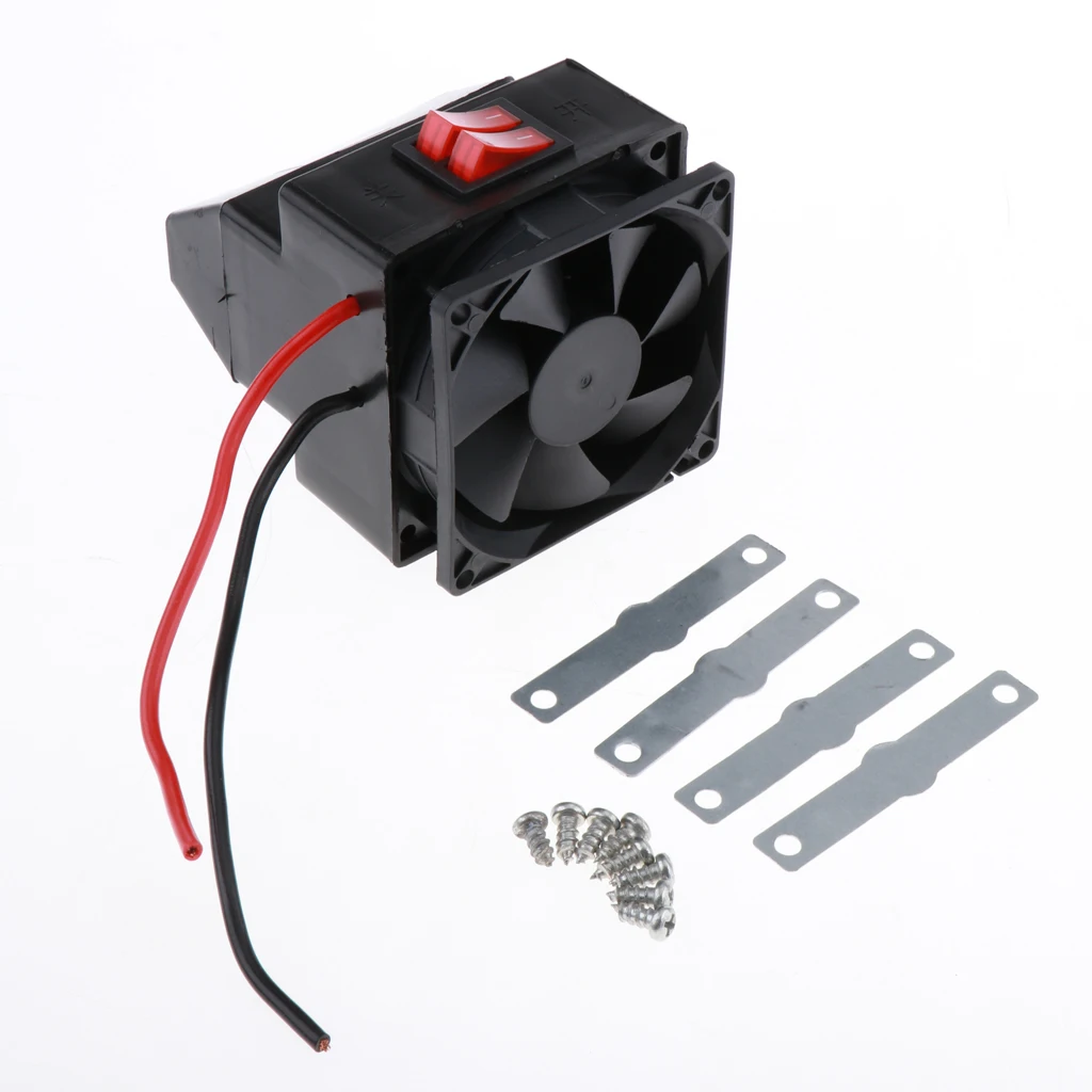24V Car Heater Fan, Universal DC 24V 300W Professional Car Heater Windscreen Defroster Defogger