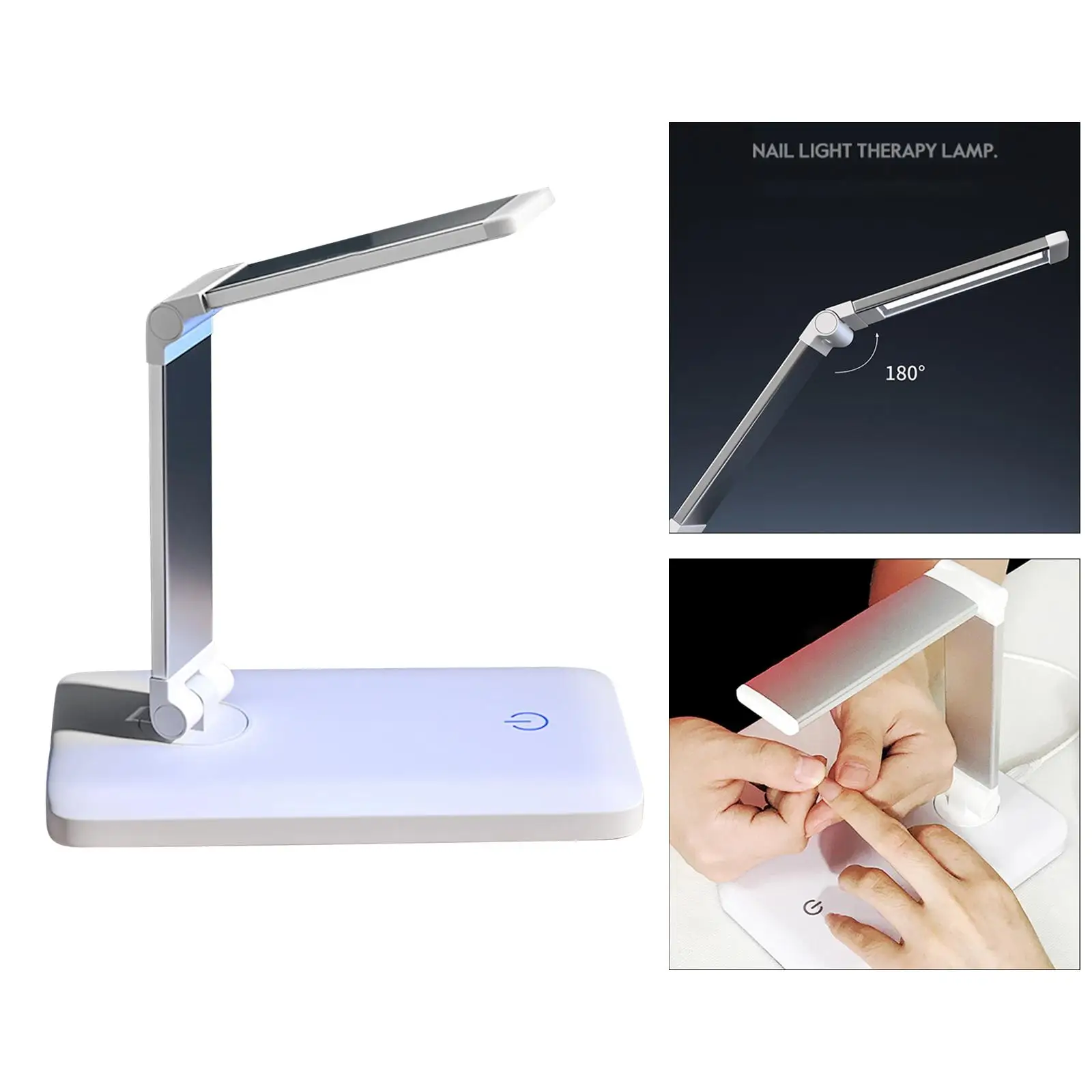 LED Nail Lamp 12W ,Professional Foldable Tools Portable USB Charging Parts ,10 LED Nail Dryer  Light Heating Lamp for  