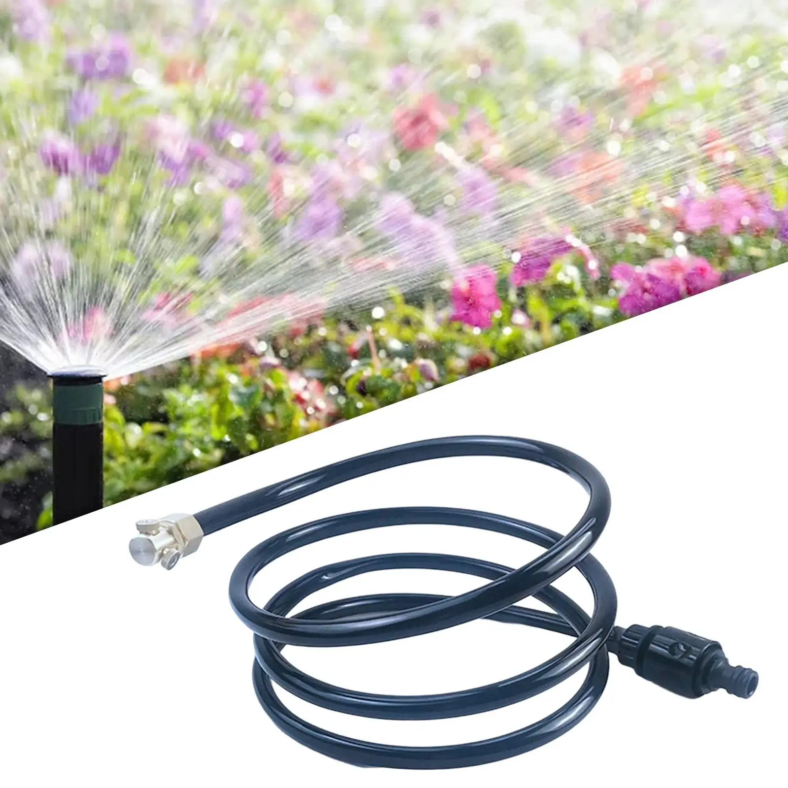 Water Patio Mist Sprayer Hose Irrigation Hose for Outdoor Cooling, Patio,