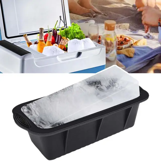 2PCS Homemade Ice Bowl Ice Tray Silicone Mold, Szie: Large (White)