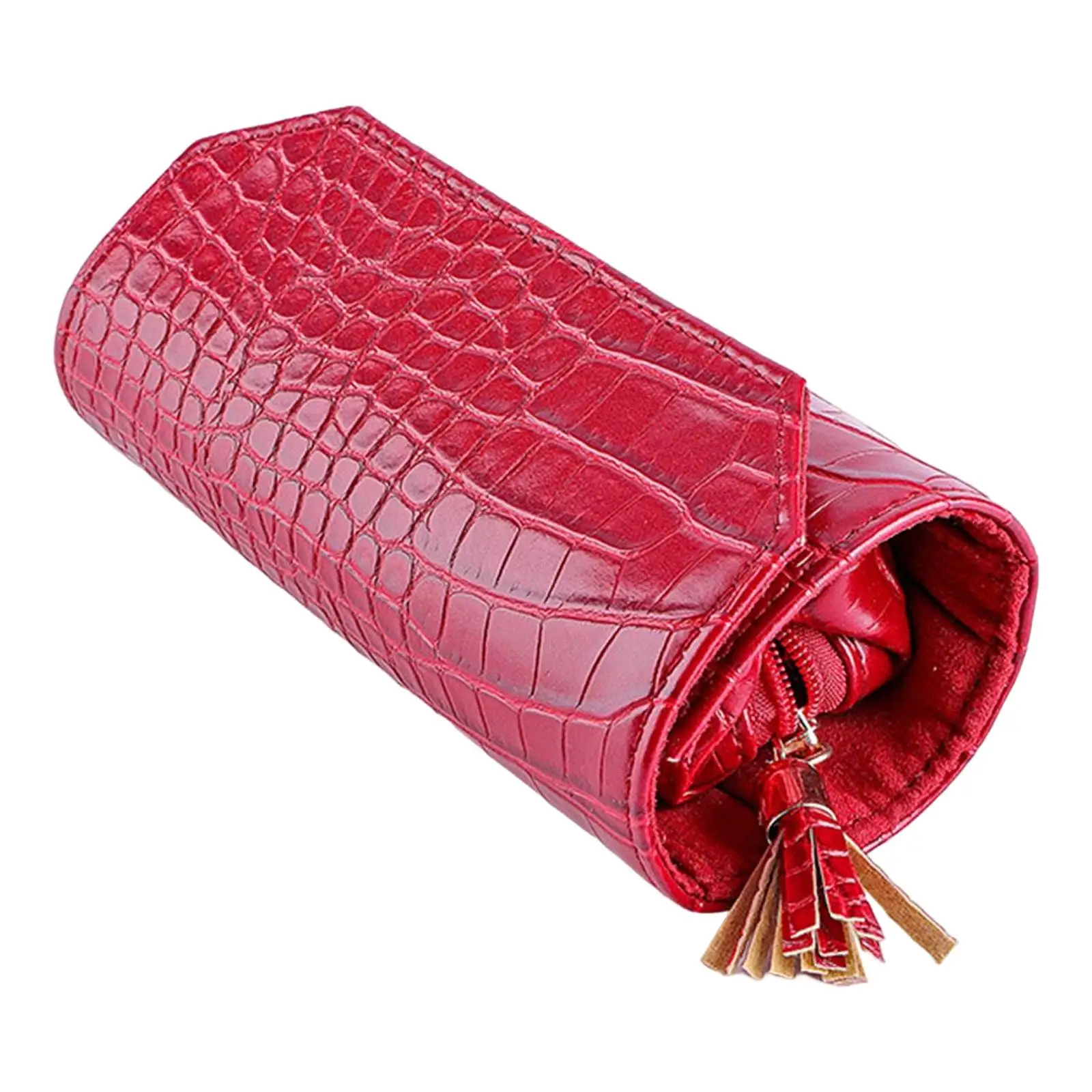 Portable Jewelry Roll Package Lipstick Daily Jewelries Storage Accessory