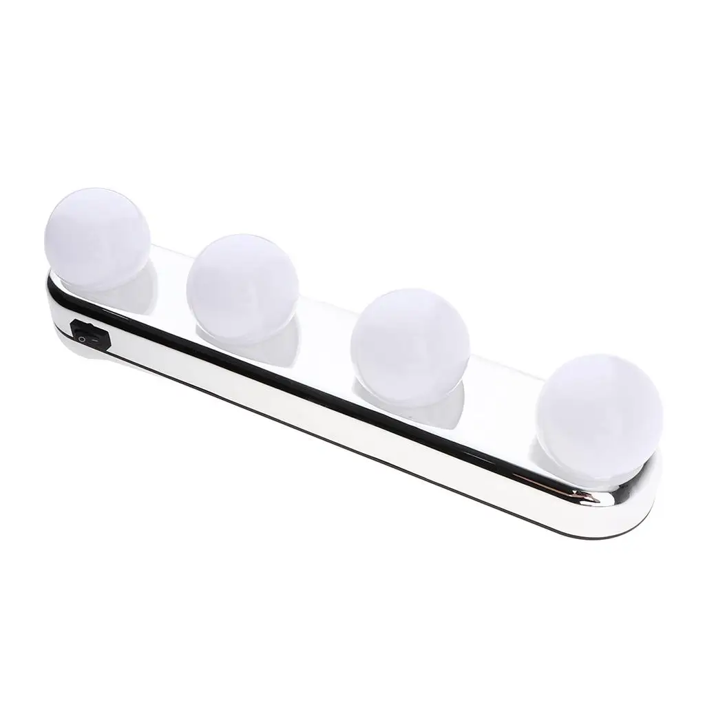   Style LED Vanity Mirror Lights Kit with 4 Light Bulbs, Lighting Fixture Strip for Makeup Vanity Table in Dressing Room