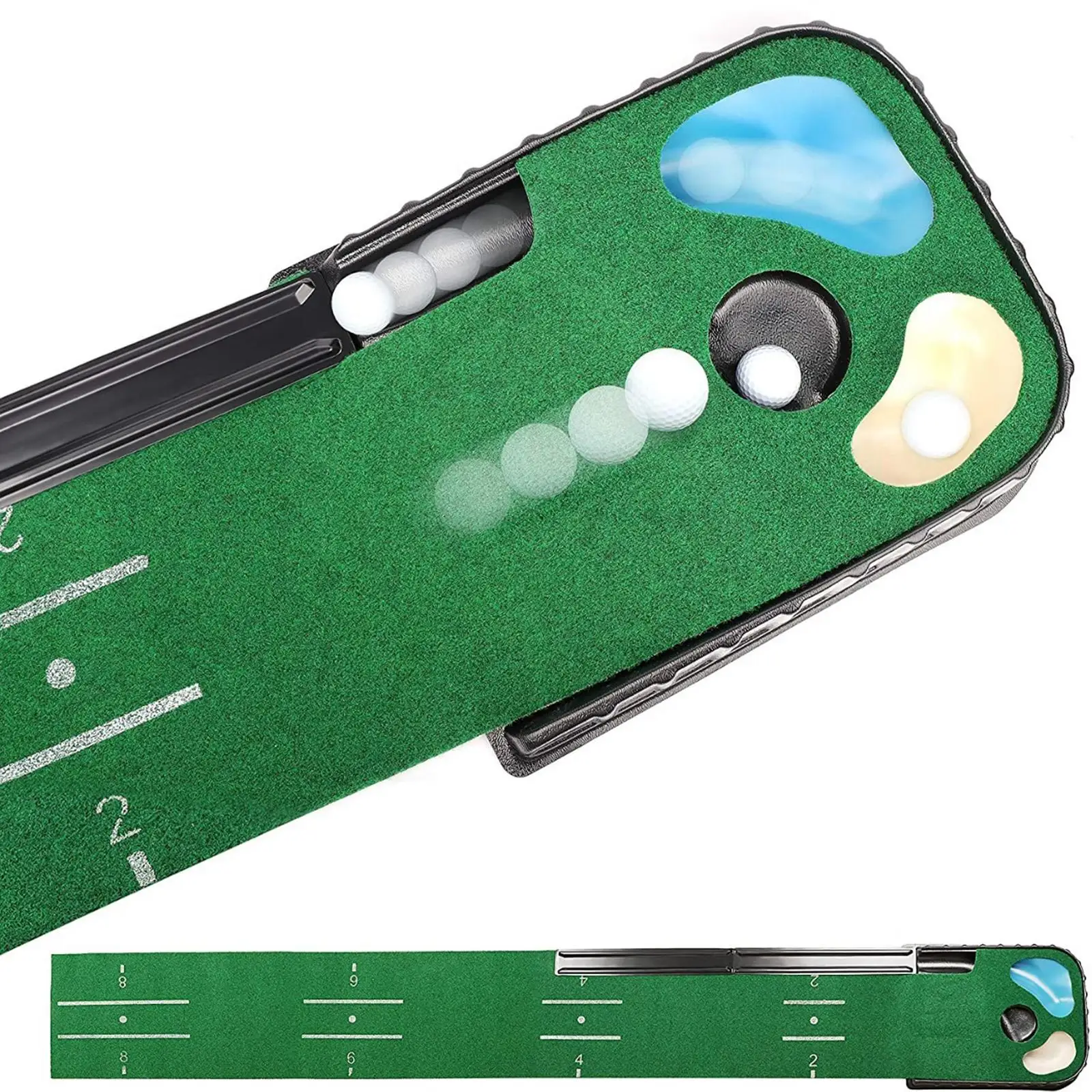 Golf Putting Mat Golf Training Aid Golf Practice Mat Golf Hitting Mat for Office